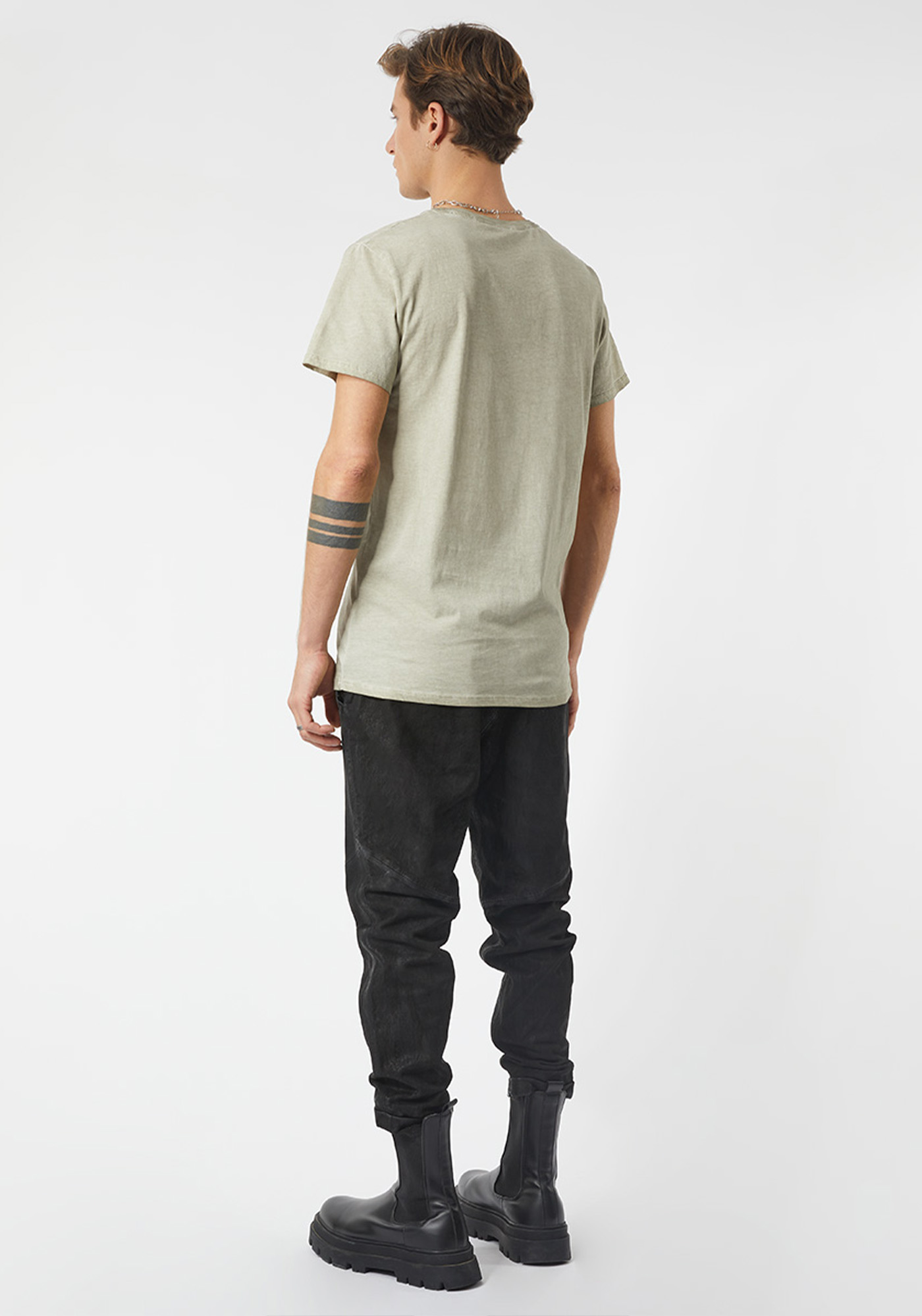 YPS Κοντομάνικη T Shirt της σειράς Hein Vintage - 106620 075 Vintage Soft Grass φωτογραφία
