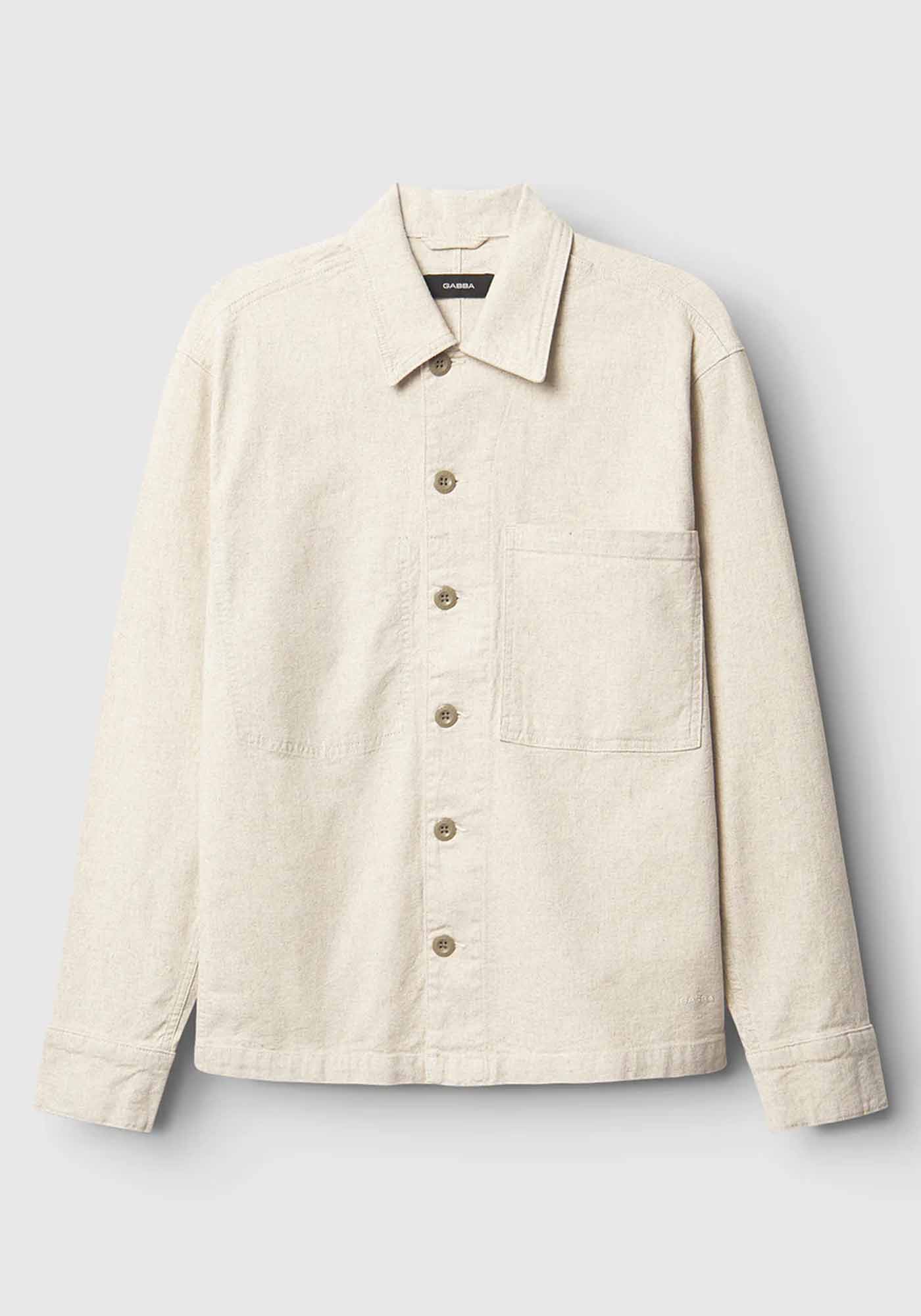 Gabba GABBA Overshirt της σειράς Scandi Hemp - 11344 0806 Sand