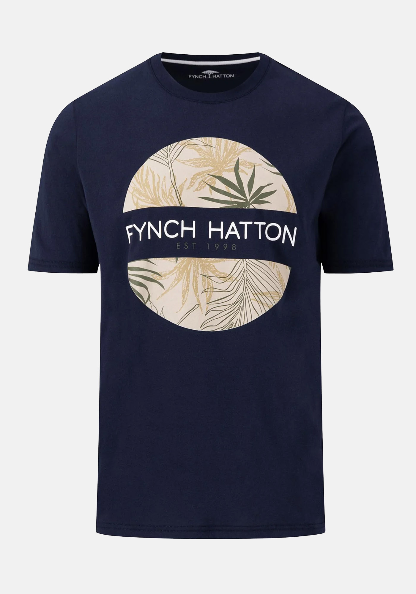Fynch Hatton T Shirt της σειράς Jersey - 1404 1803 685 Navy
