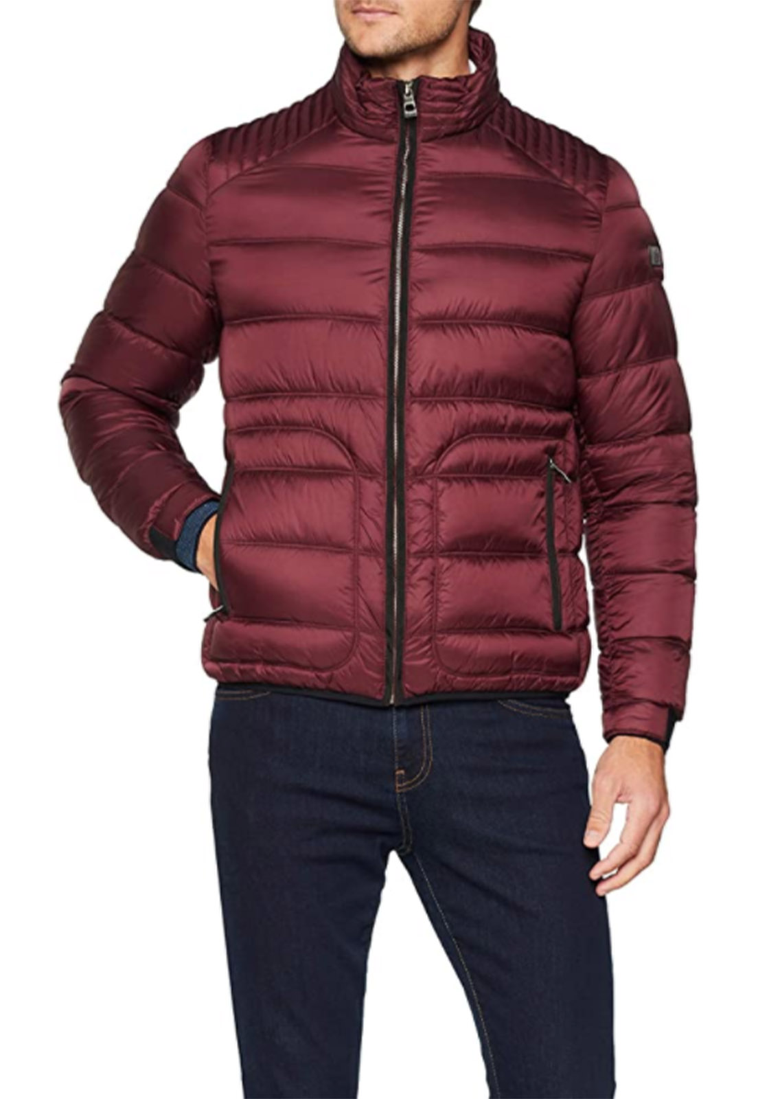Bugatti Sportswear Ανδρικό μπουφάν σε κανονική γραμμή - Cherry 980