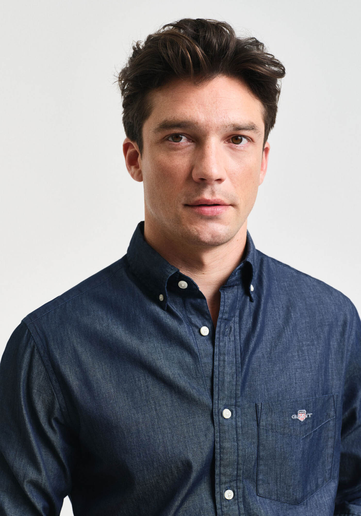 GANT Πουκάμισο της σειράς Denim - 3000400 989 Dark Indigo φωτογραφία