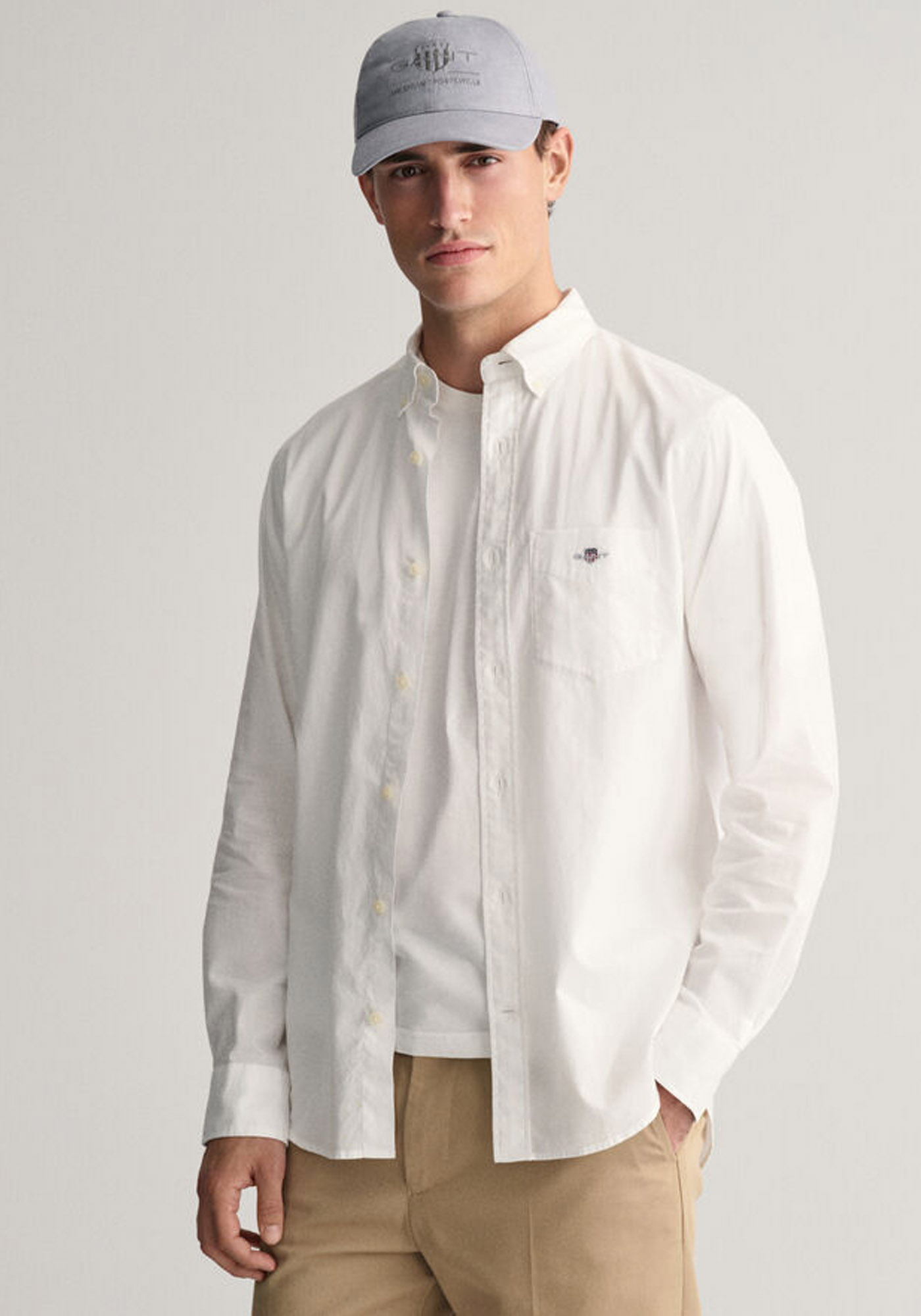 Gant GANT Πουκάμισο της σειράς Linen - 3240100 110 White