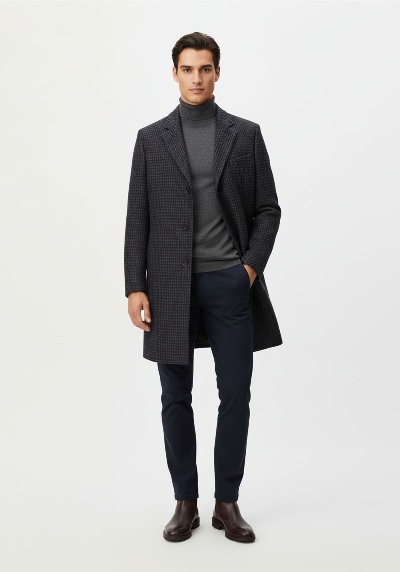 Boss BOSS Παλτό της σειράς H Hyde 214 - 50459012 041 Silver