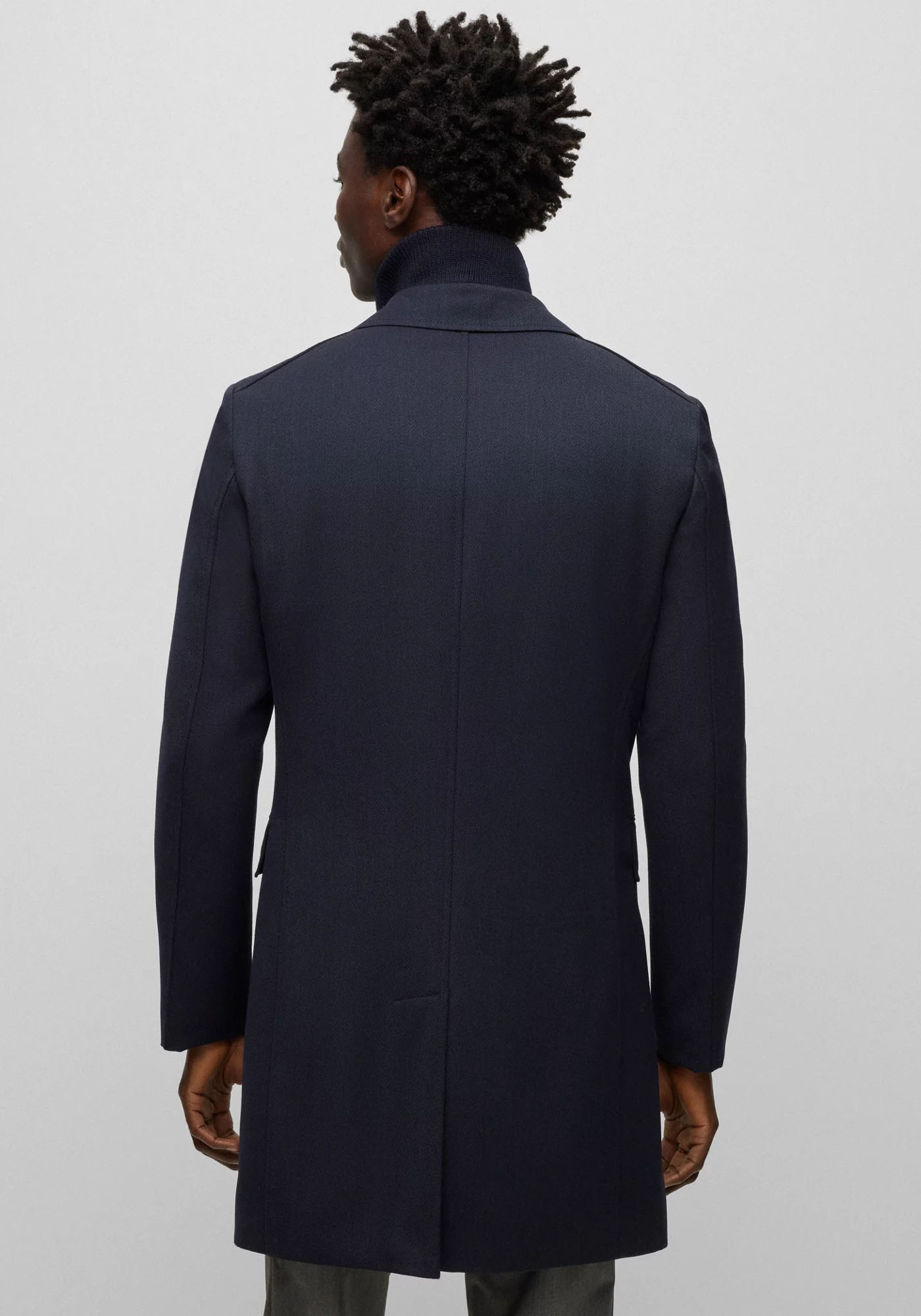 BOSS Παλτό της σειράς H Hyde - 50502255 404 Dark Blue φωτογραφία
