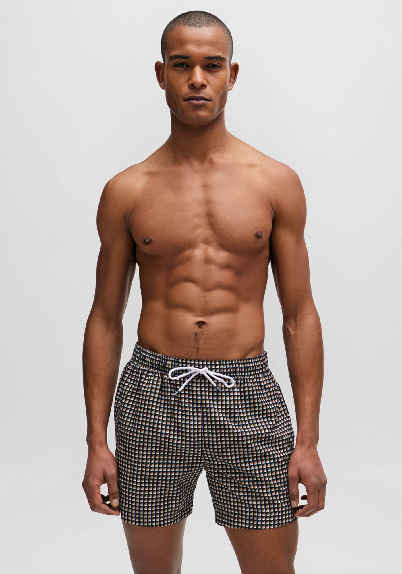 Boss BOSS Μαγιό της σειράς Vibe - 50509071 260 Beige Patterned