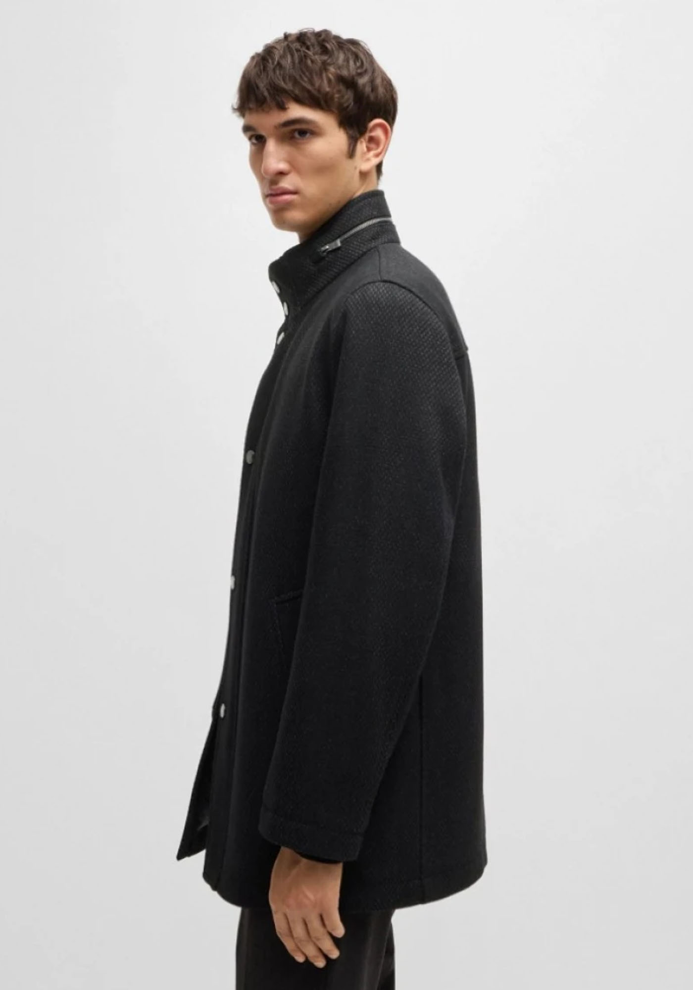 BOSS Παλτό της σειράς H Camron - 50530695 001 Black φωτογραφία