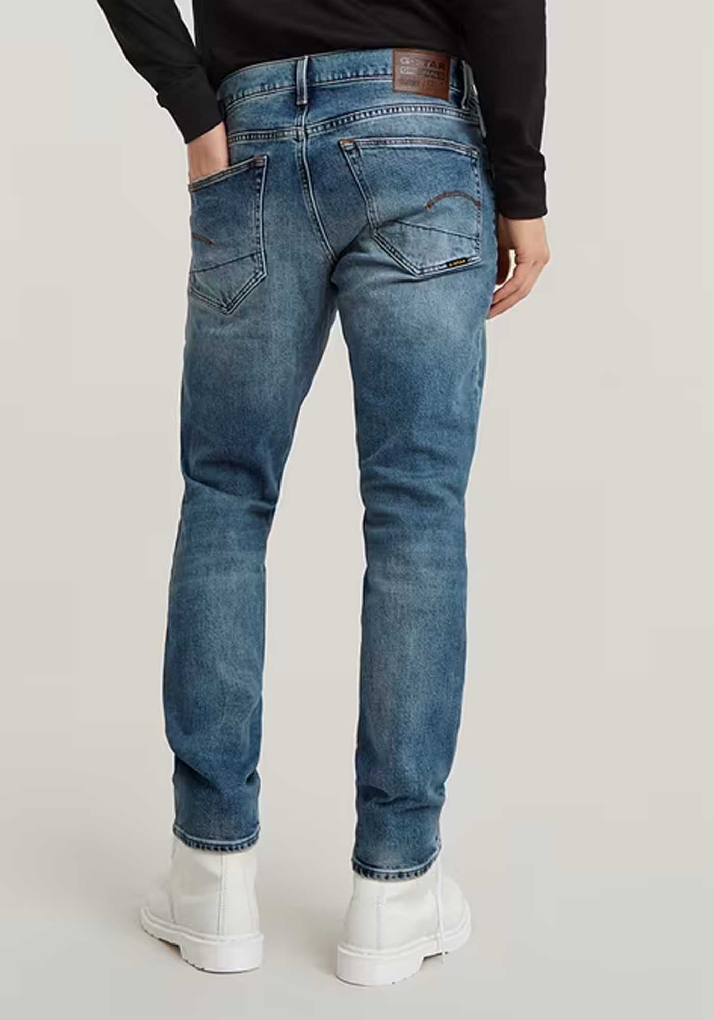 G Star Jean της γραμμής 3301 - 51003 C052 A802 Vintage Azur φωτογραφία