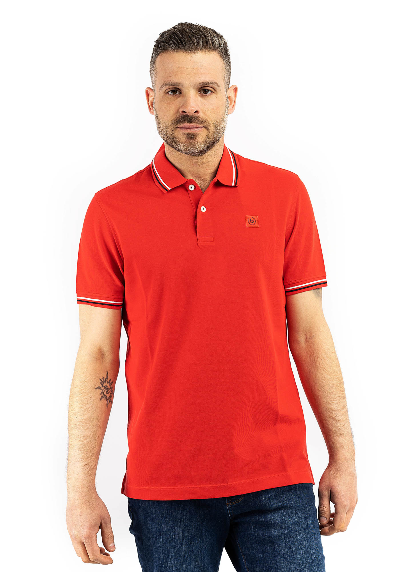 Βugatti Sportswear Polo T-Shirt - 8150 55001 950 Red