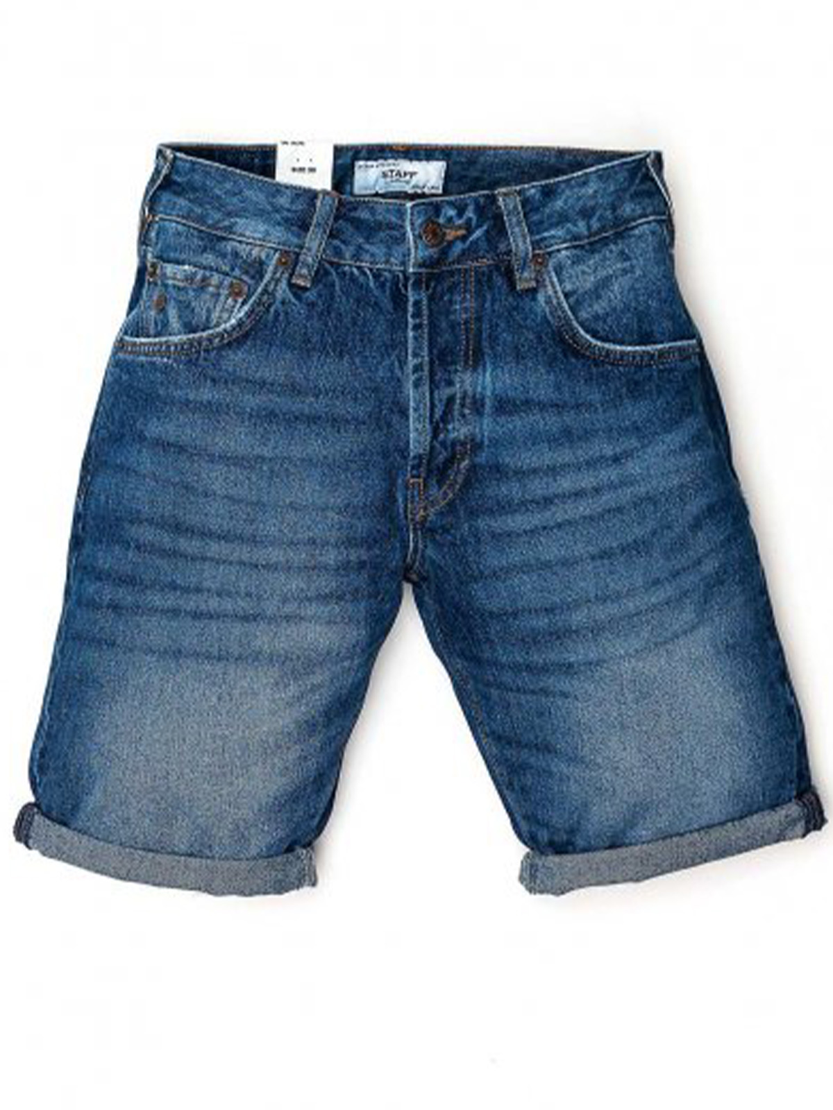 Staff Jeans & CO STAFF Jean Βερμούδα της σειράς Paolo Man - 5 890 585 B1 045 Denim Blue