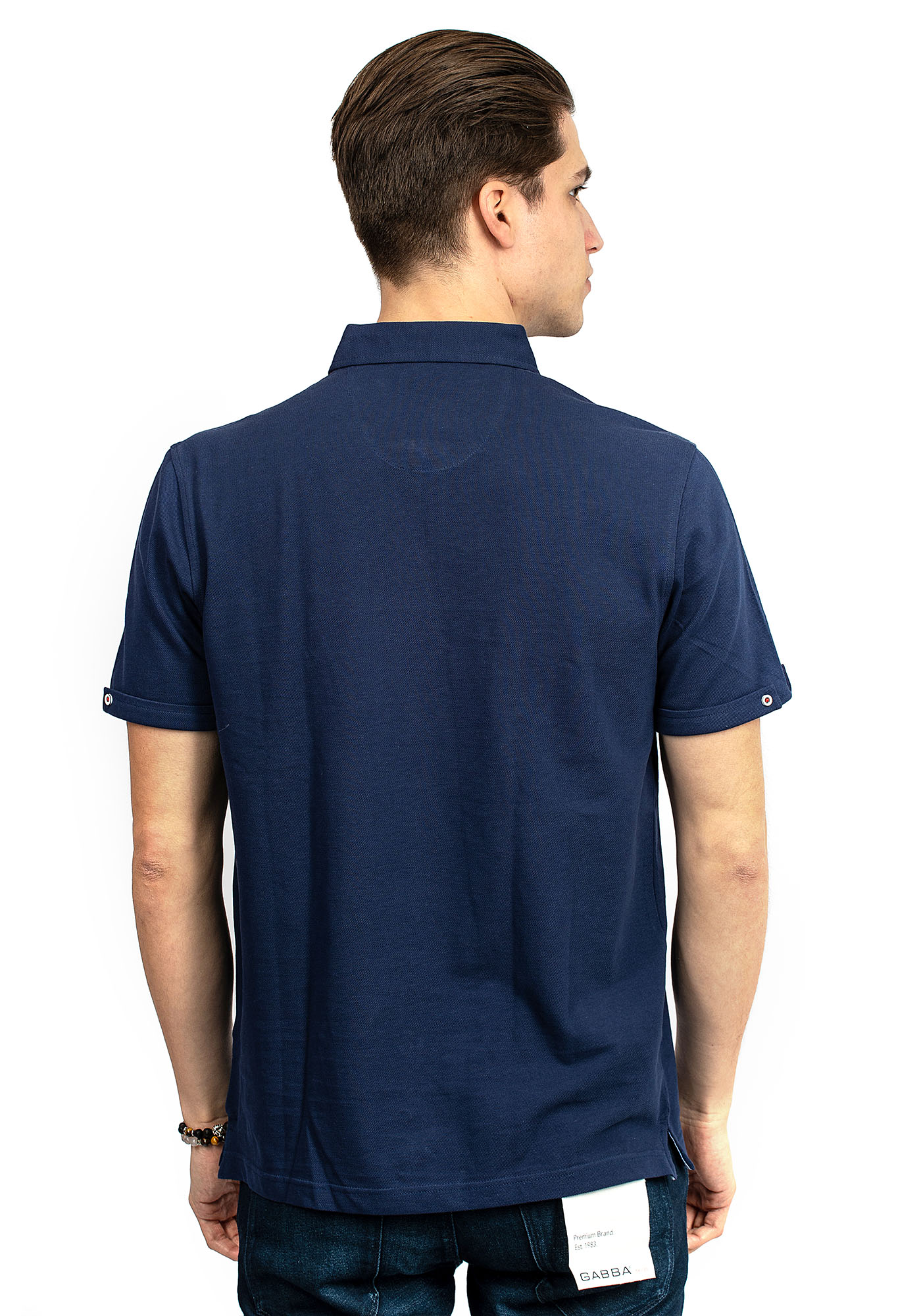 Dario Beltran Polo T-Shirt 1705 - Navy φωτογραφία