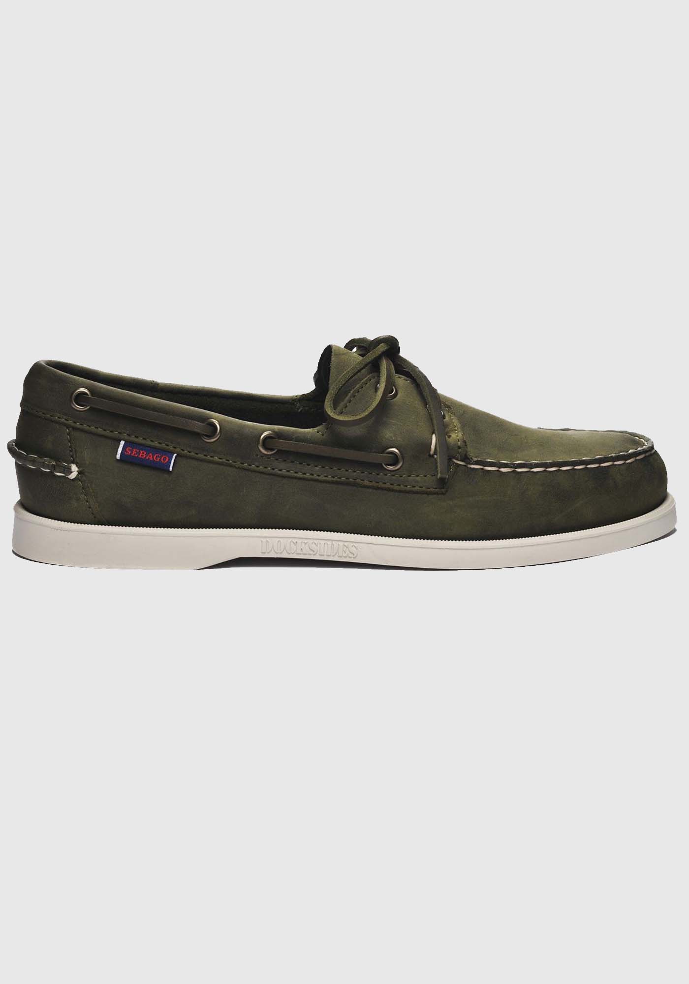 Sebago Ιστιοπλοϊκά Παπούτσια της σειράς Portland - 70015H0 909 Green Military