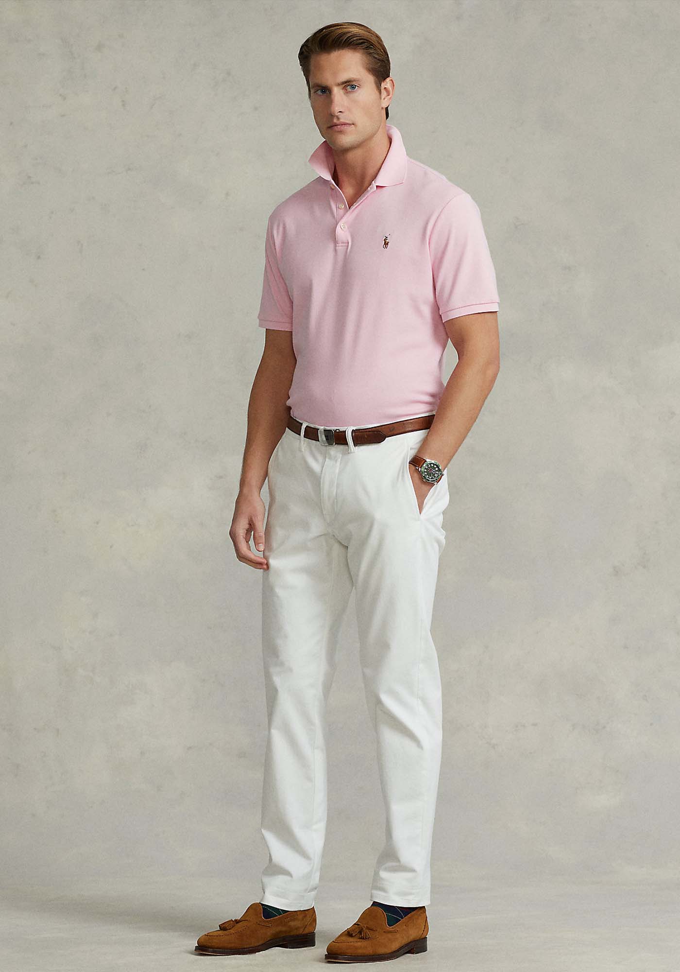 Polo Ralph Lauren Μπλούζα της σειράς Soft Cotton - 710704319 011 Carmel Pink