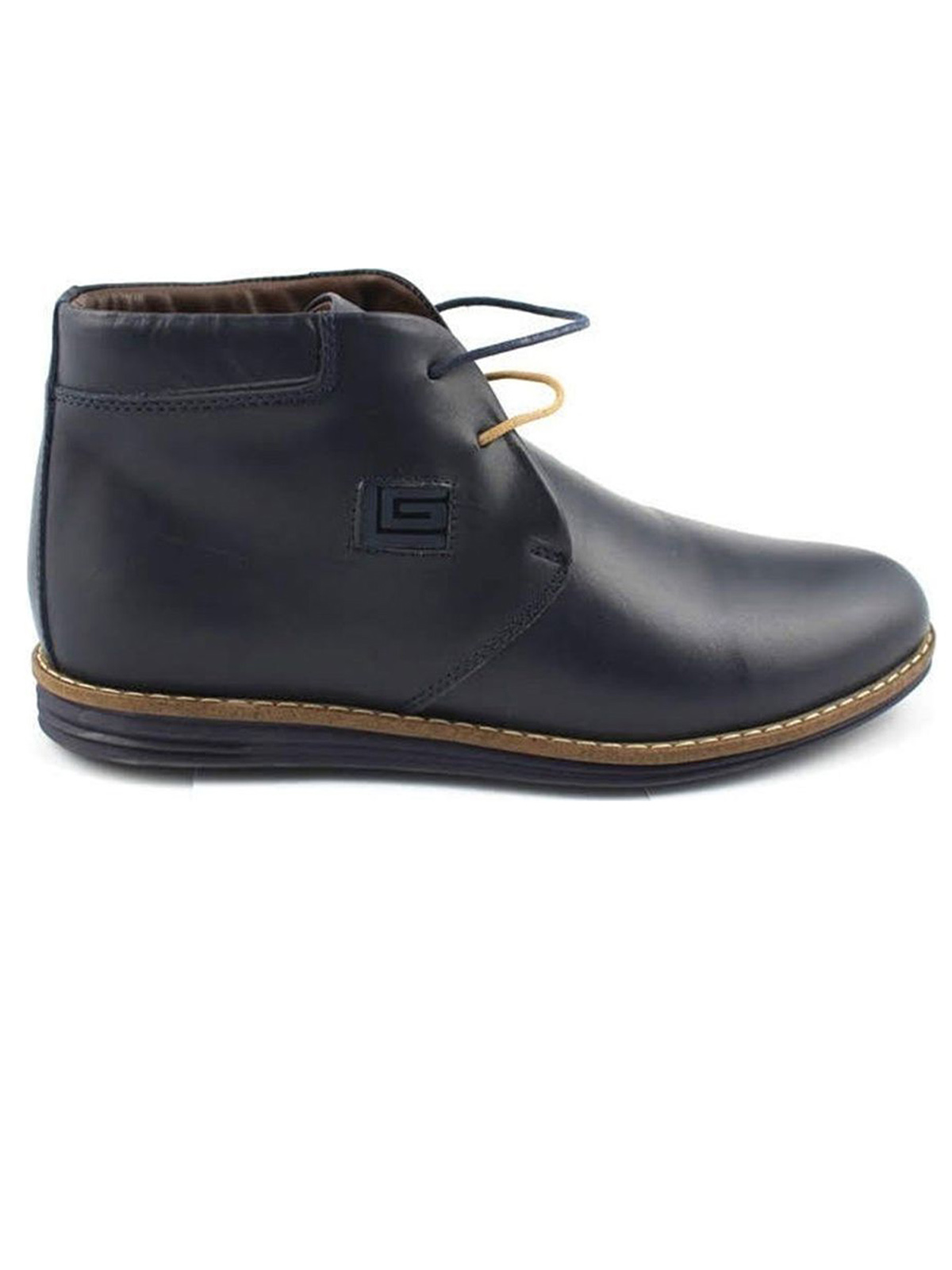 Guy Laroche Guy Laroche Δερμάτινα Δετά Παπούτσια της σειράς Ankle Boot - 8271 Blue