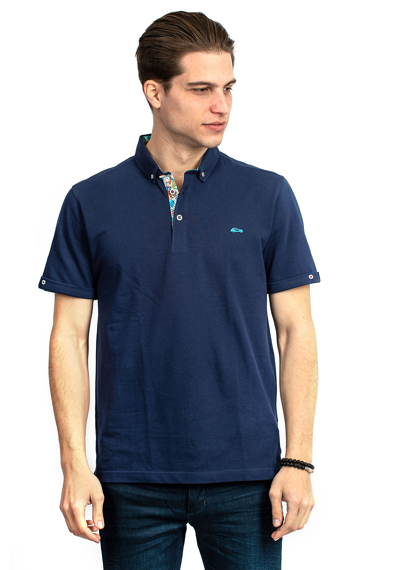 Dario Beltran Dario Beltran Polo T-Shirt 1705 - Navy