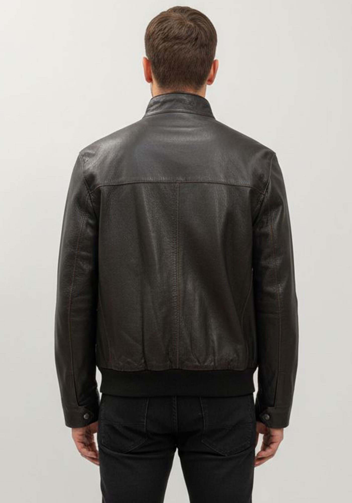 ARMA Δερμάτινη Καπαρντίνα της σειράς Carlton - 63G8068 005 Black φωτογραφία