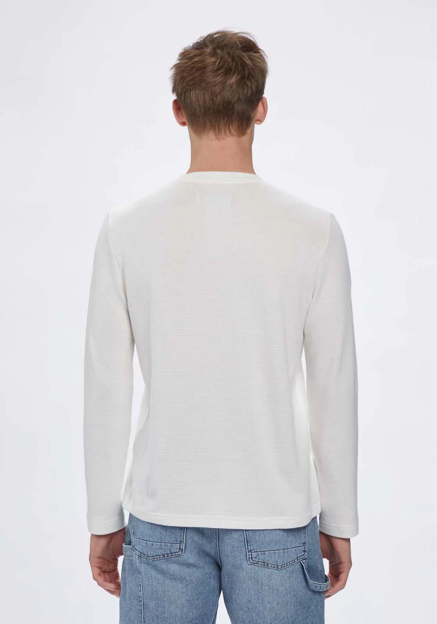 GABBA Μπλούζα της σειράς Adam Waffle - 10221 0013 Snow White