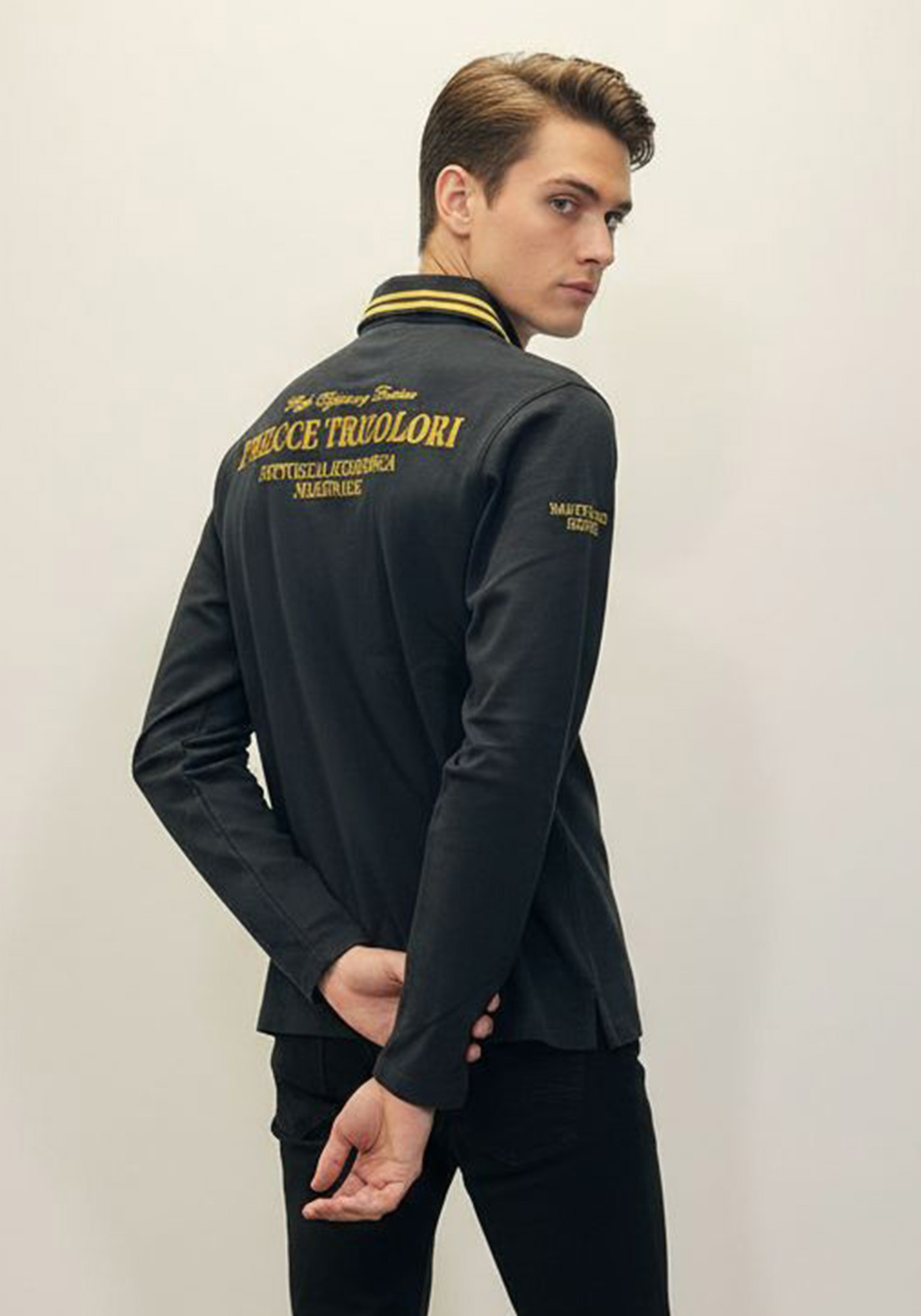 Aeronautica Militare Polo της σειράς Frecce Tricolori - PO1515 34300 Black