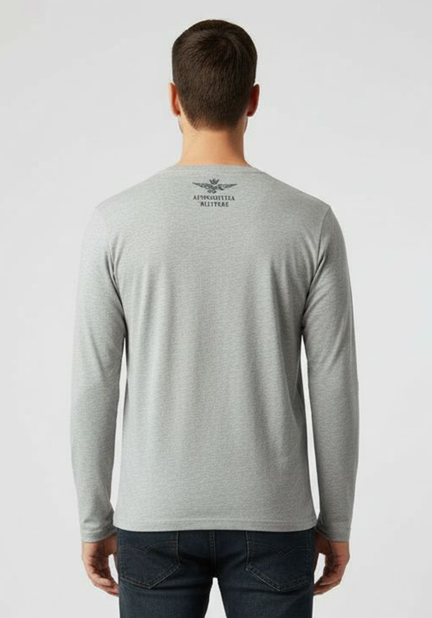 Aeronautica Militare Μακρυμάνικη Μπλούζα της σειράς Graphic - TS1440 17171 Grey φωτογραφία