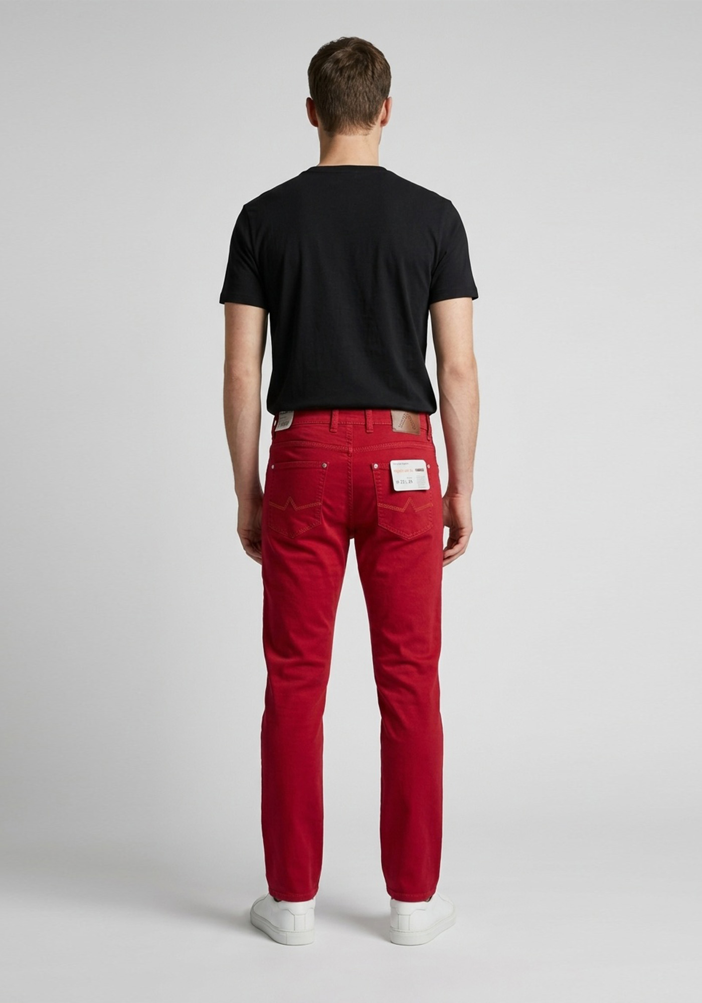 Alberto Denim Παντελόνι Pipe - 1560 3049 380 Red φωτογραφία