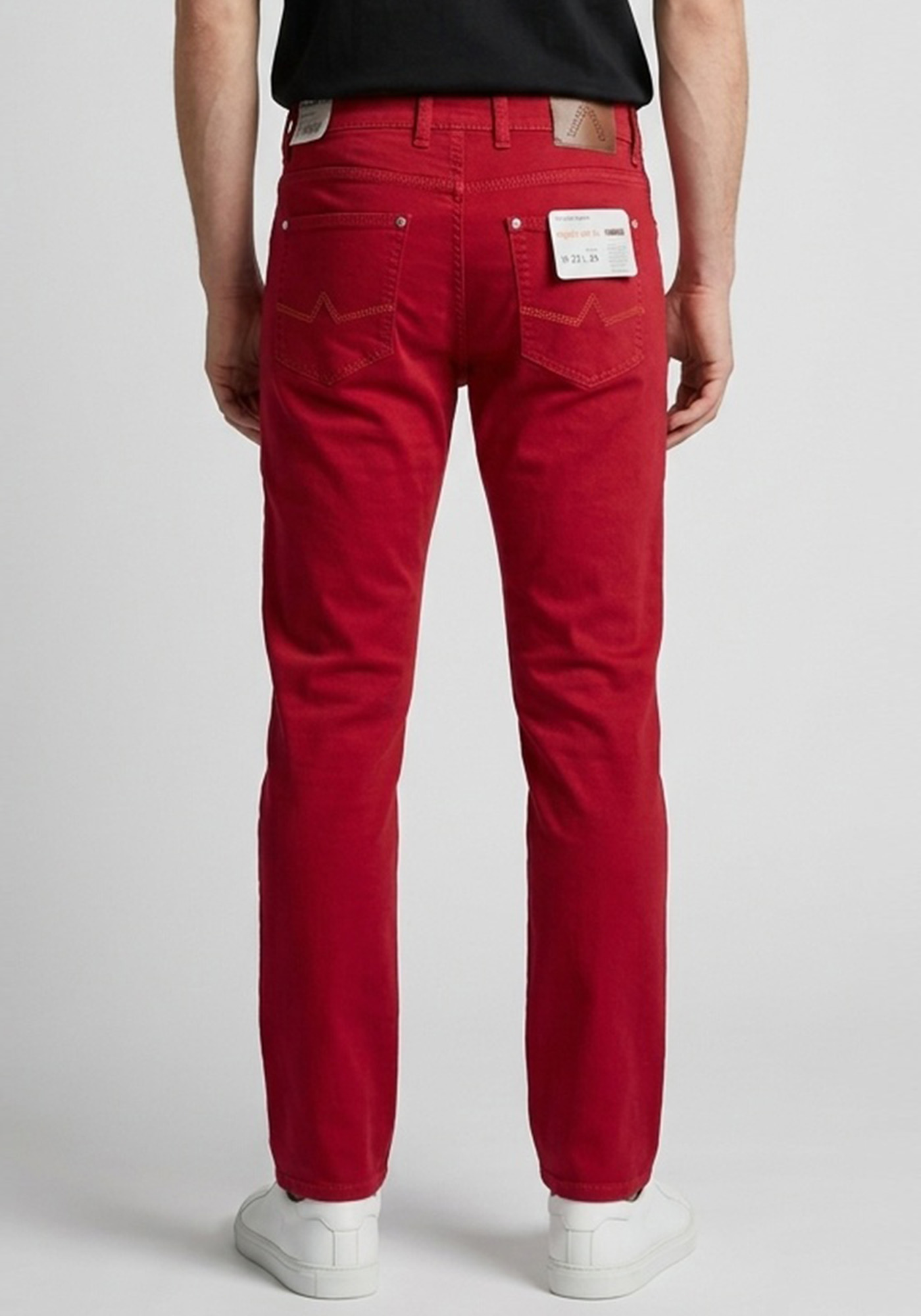 Alberto Denim Παντελόνι Pipe - 1560 3049 380 Red φωτογραφία