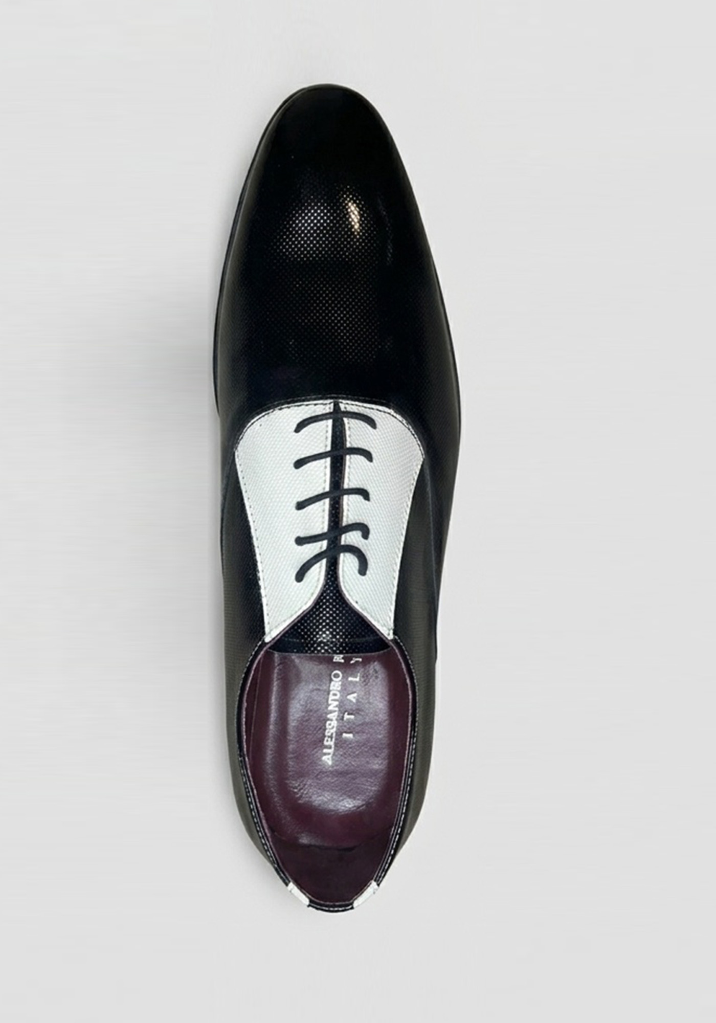 Alessandro Rossi Παπούτσια Scarpe - AR201 Black/White φωτογραφία