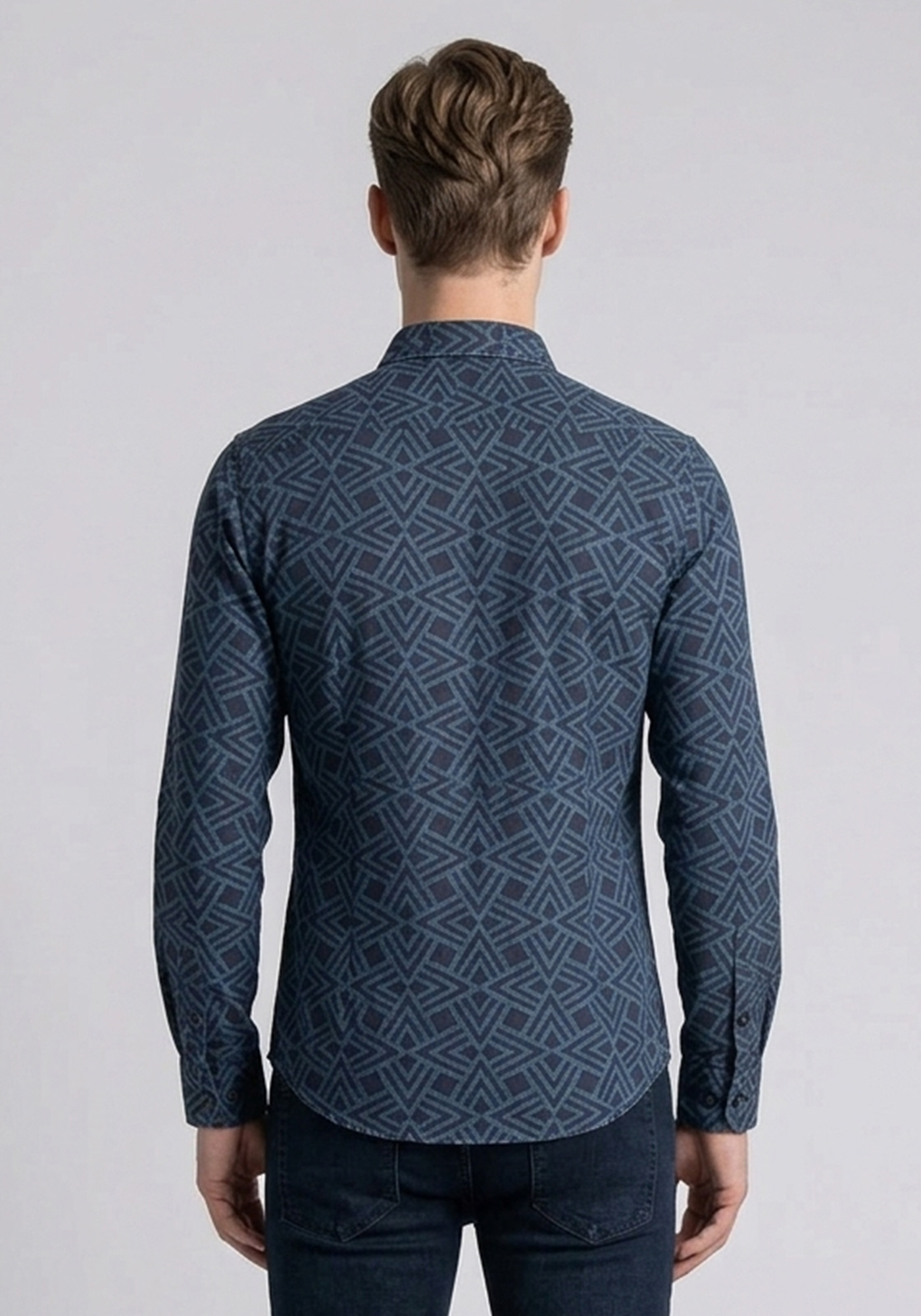 Antony Morato Πουκάμισο Denim - MMSL00306 FA430146 7010 BlueDenim