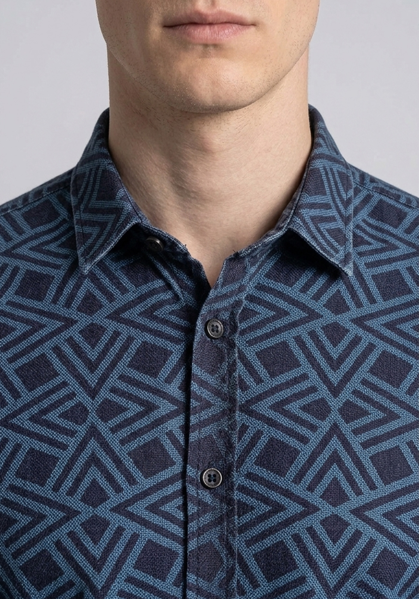 Antony Morato Πουκάμισο Denim - MMSL00306 FA430146 7010 BlueDenim