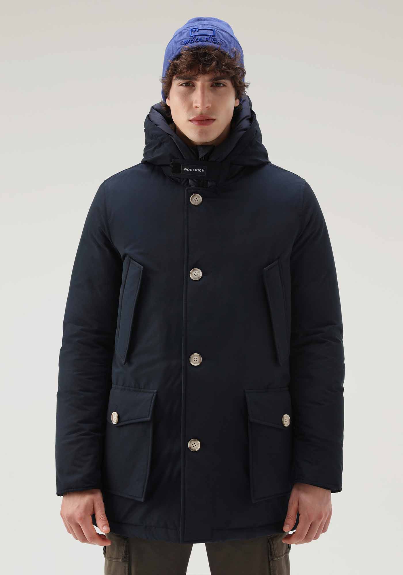 Woolrich Parka της σειράς Arctic - CFWOOU0483MRUT0001 MLB Melton Blue