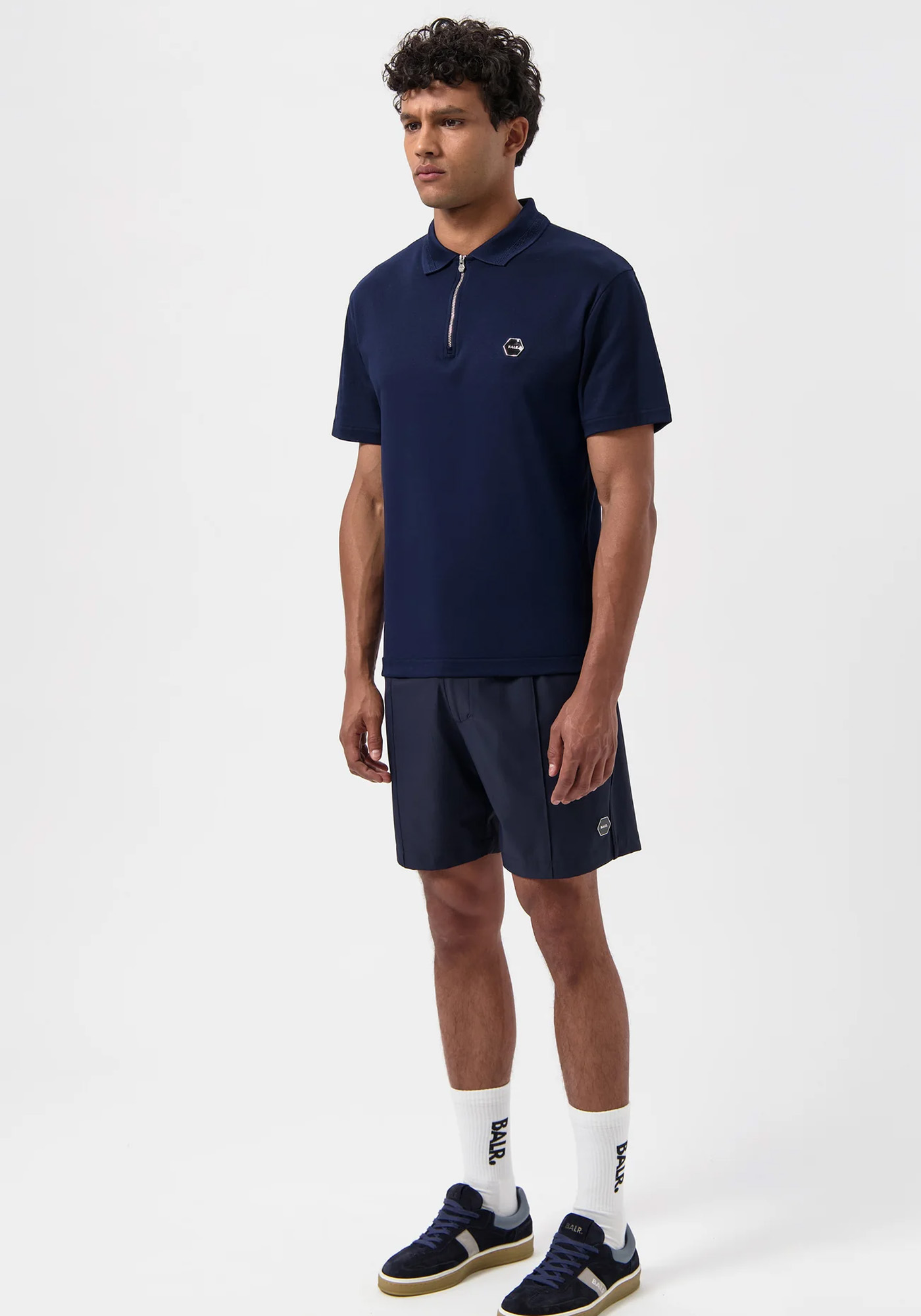 BALR. Polo Μπλούζα της σειράς HEXLINE - B1122.1040.886 Space Navy φωτογραφία