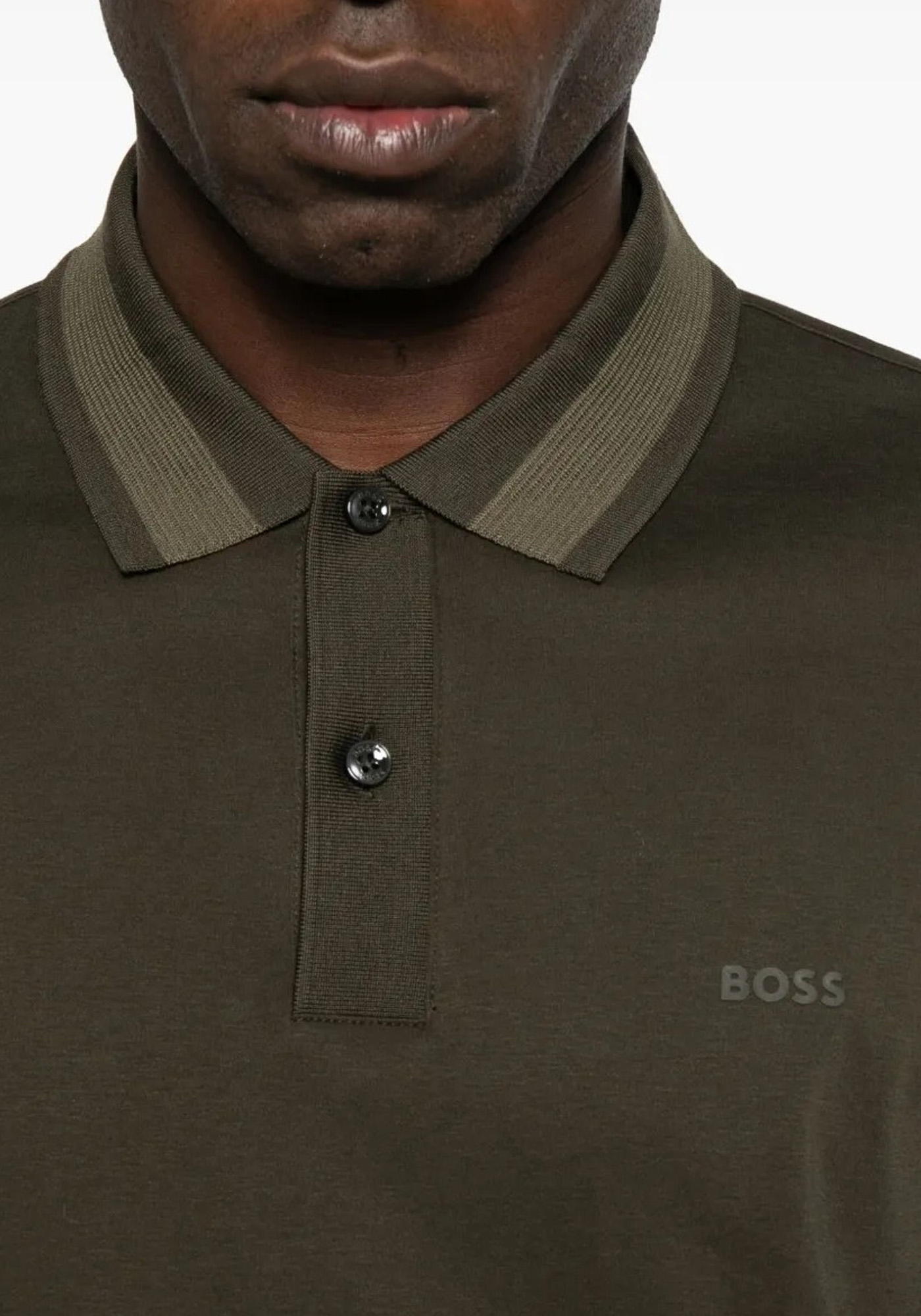 BOSS Polo Μπλούζα της σειράς H Pleins 200 - 50549257 342 Open Green