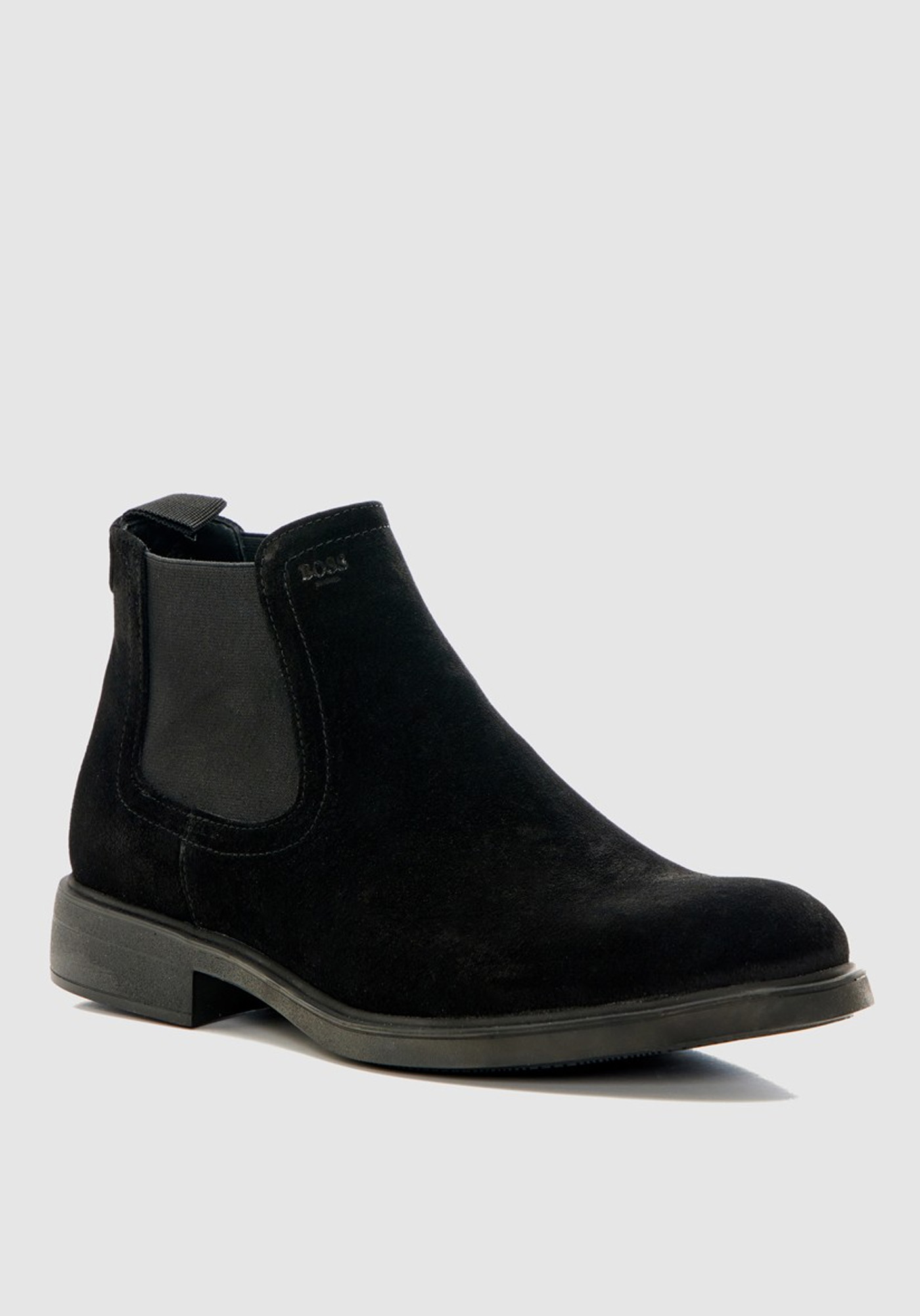 BOSS Shoes Suede Chelsea Boots της σειράς Suede - C7861 Black φωτογραφία