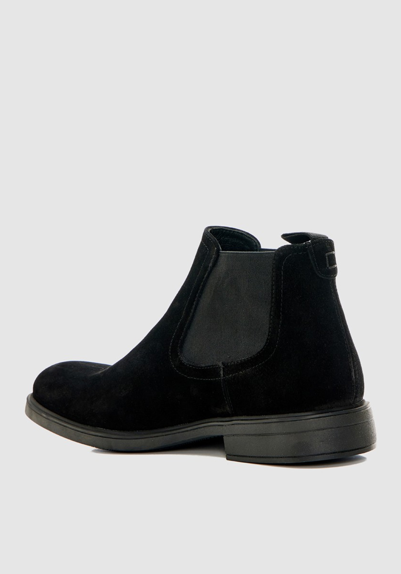 BOSS Shoes Suede Chelsea Boots της σειράς Suede - C7861 Black φωτογραφία
