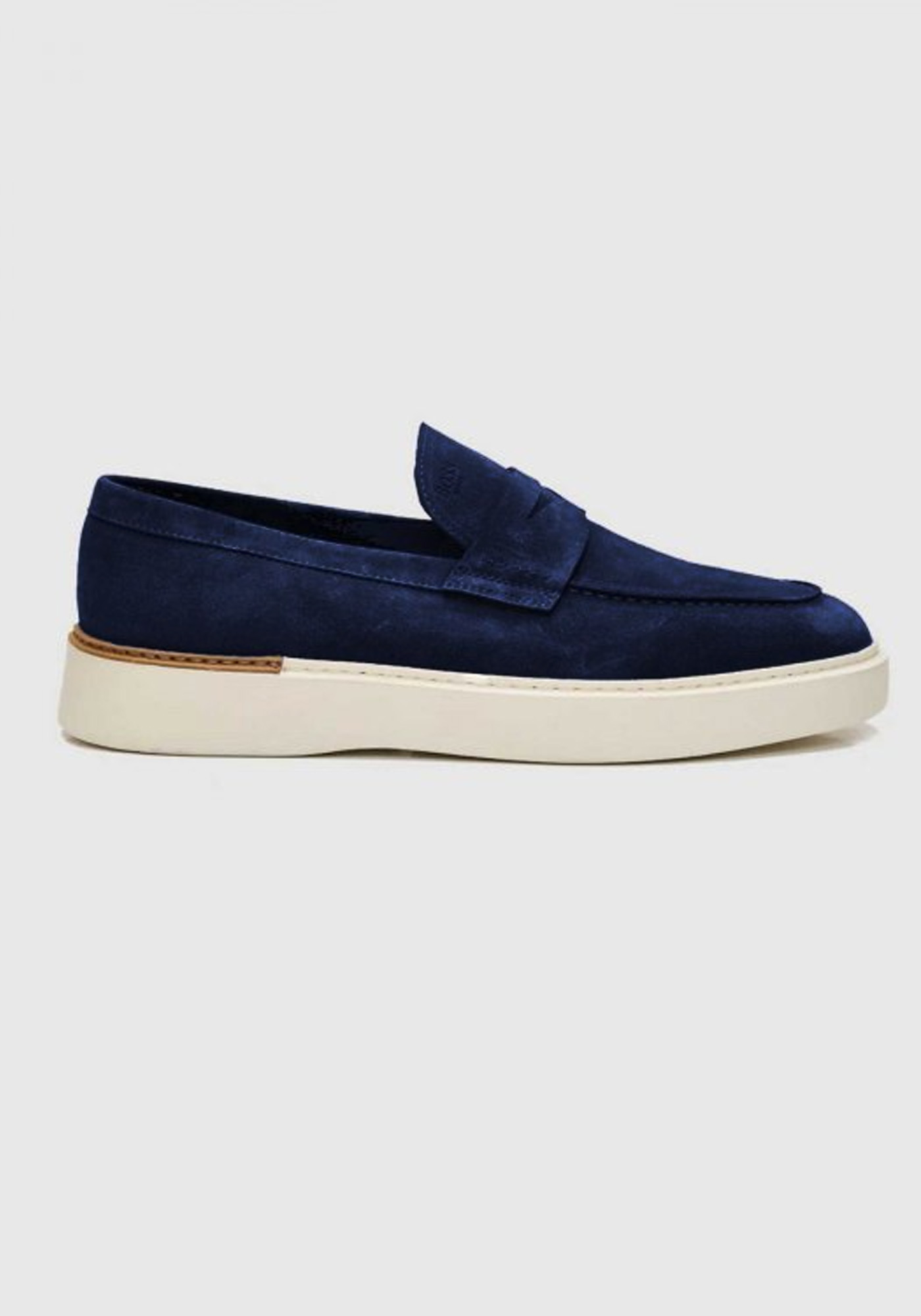 BOSS Shoes Δερμάτινα Loafers - D7864 Navy Suede