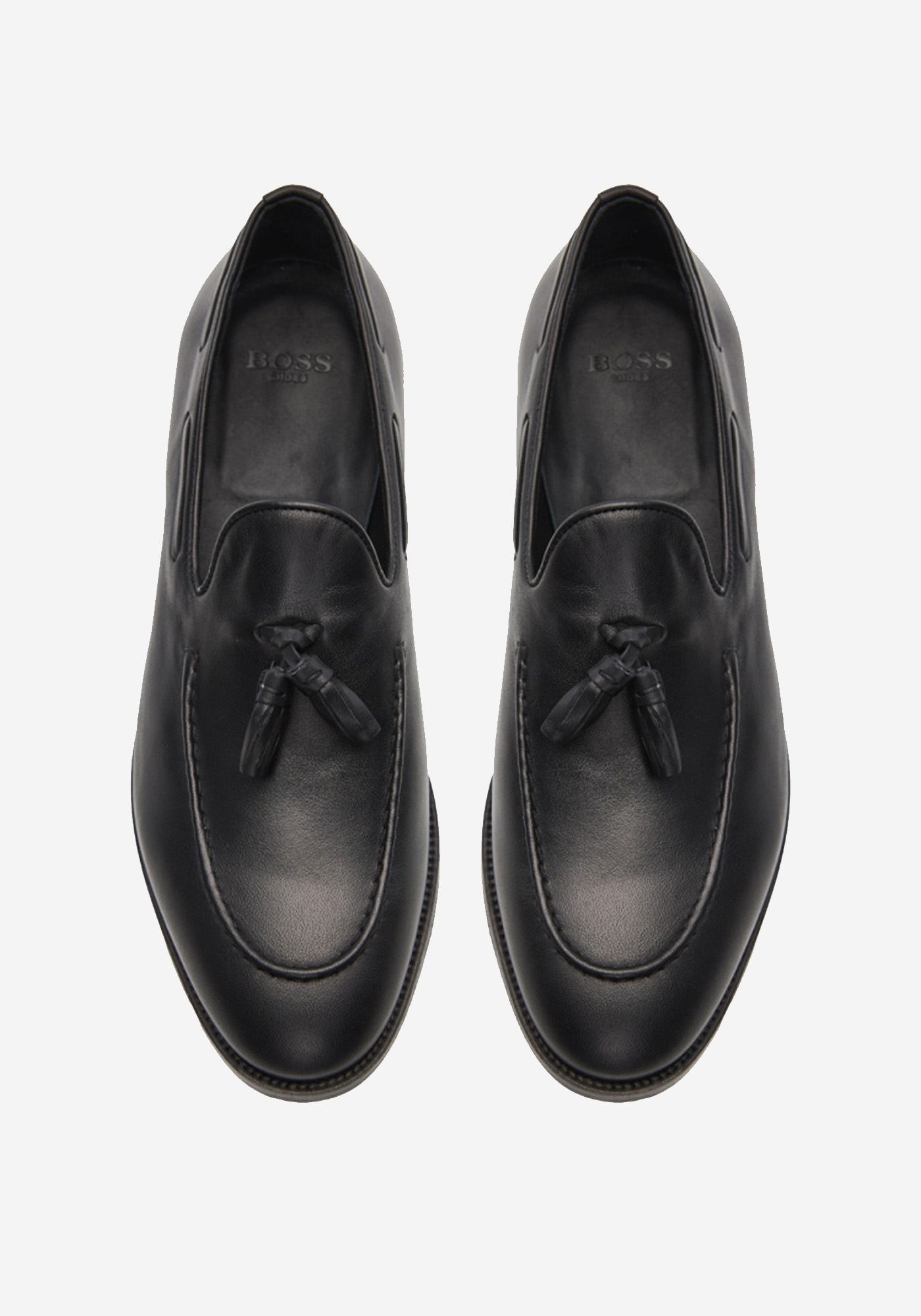 BOSS Shoes Δερμάτινα Loafers της σειράς Del Piero - B7704 Black φωτογραφία