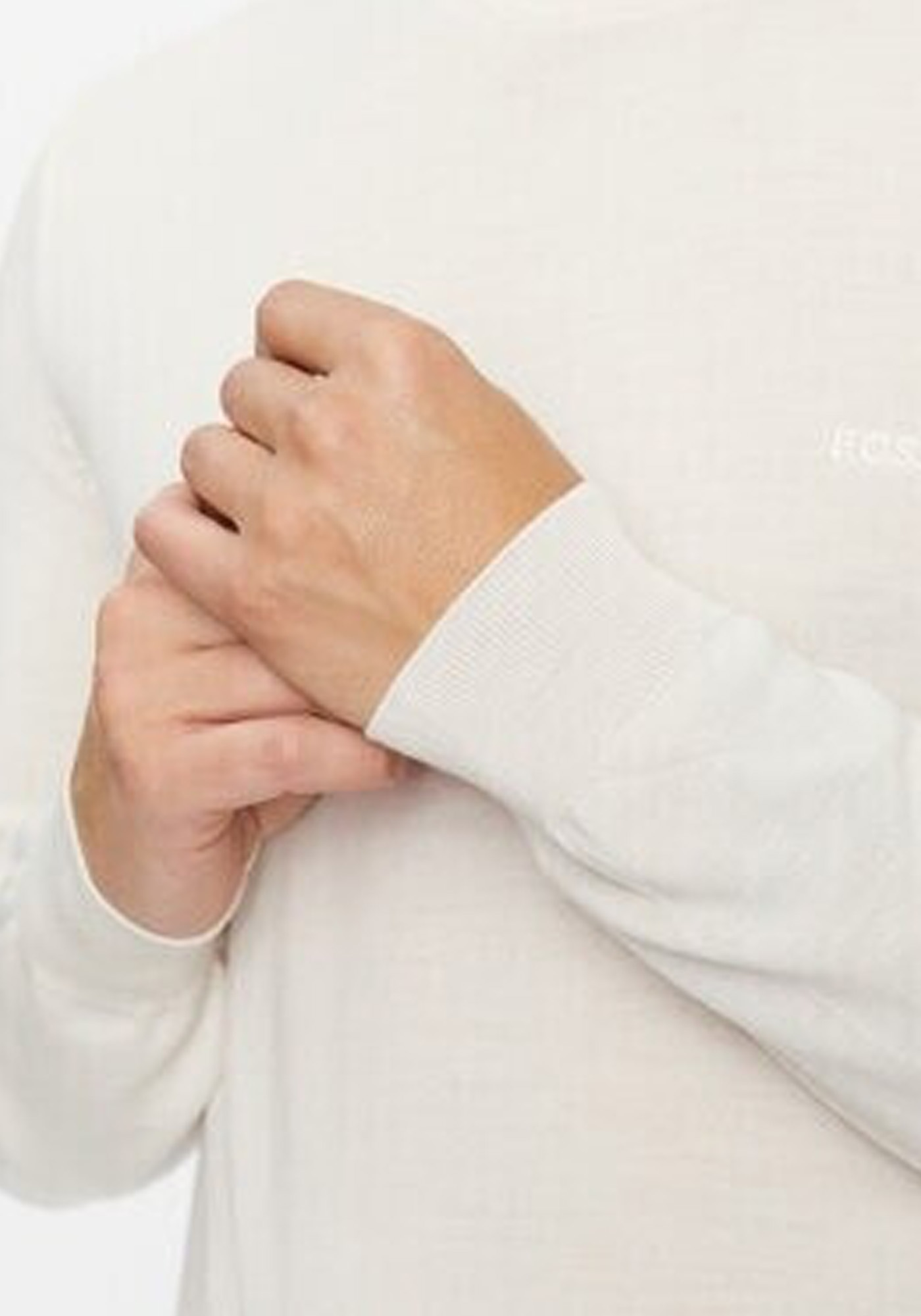 BOSS Sweater της σειράς Botto L - 50476364 131 Open white