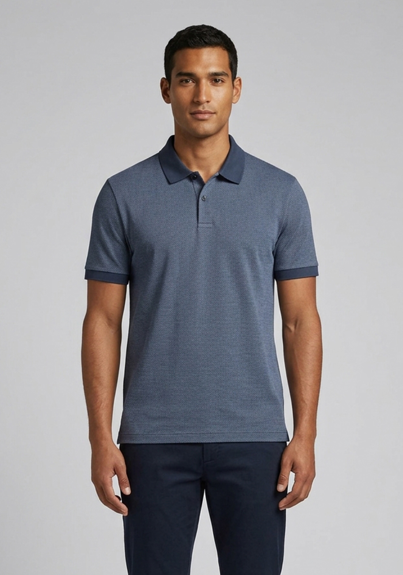 BOSS Κοντομάνικη Polo Parlay - 50555172 405 Dark Blue