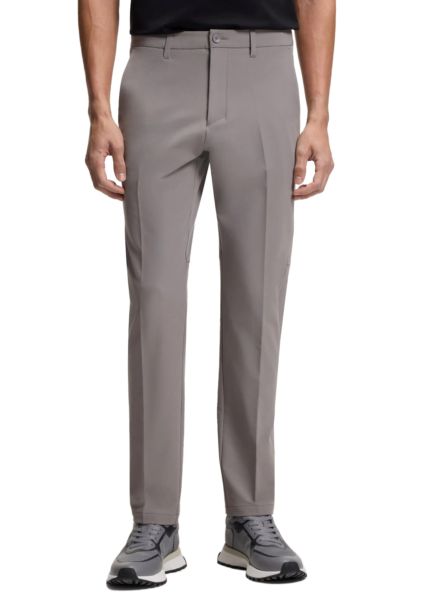 BOSS Υφασμάτινο Παντελόνι της σειράς Commuter - 50534303 063 Open Grey