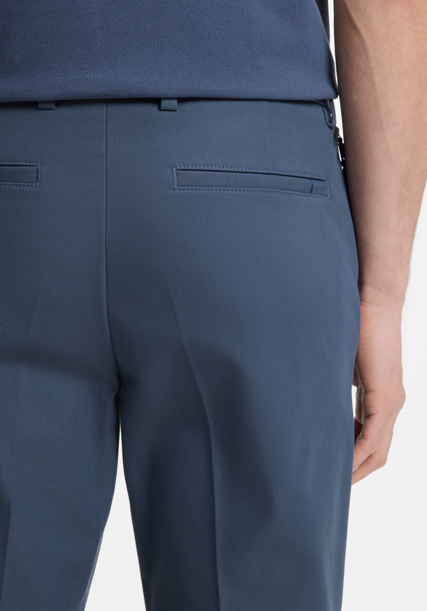 BOSS Υφασμάτινο Παντελόνι της σειράς P Kaiton - 50543945 468 Open Blue