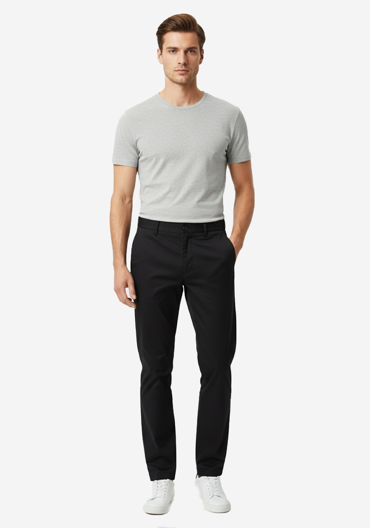 BOSS Υφασμάτινο Παντελόνι της σειράς P Kaiton - 50546925 001 Black