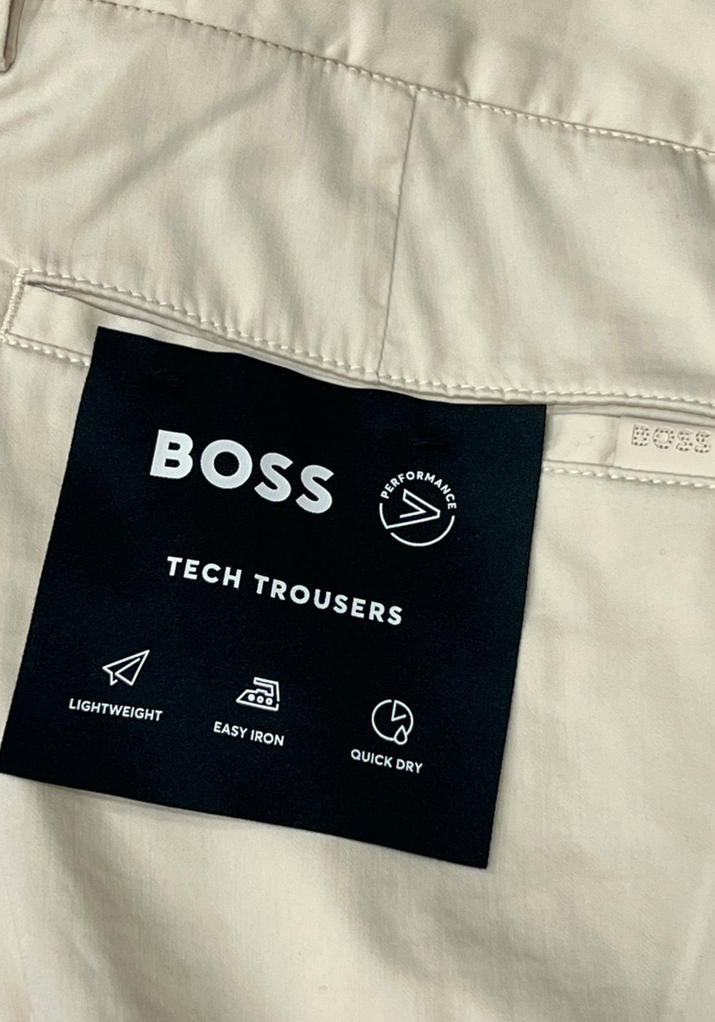 BOSS Υφασμάτινο Παντελόνι της σειράς P Kaiton - 50546925 131 Open White