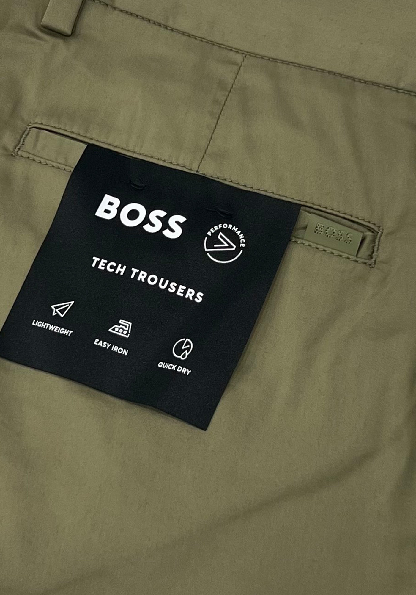 BOSS Υφασμάτινο Παντελόνι της σειράς P Kaiton - 50546925 314 Medium Green φωτογραφία