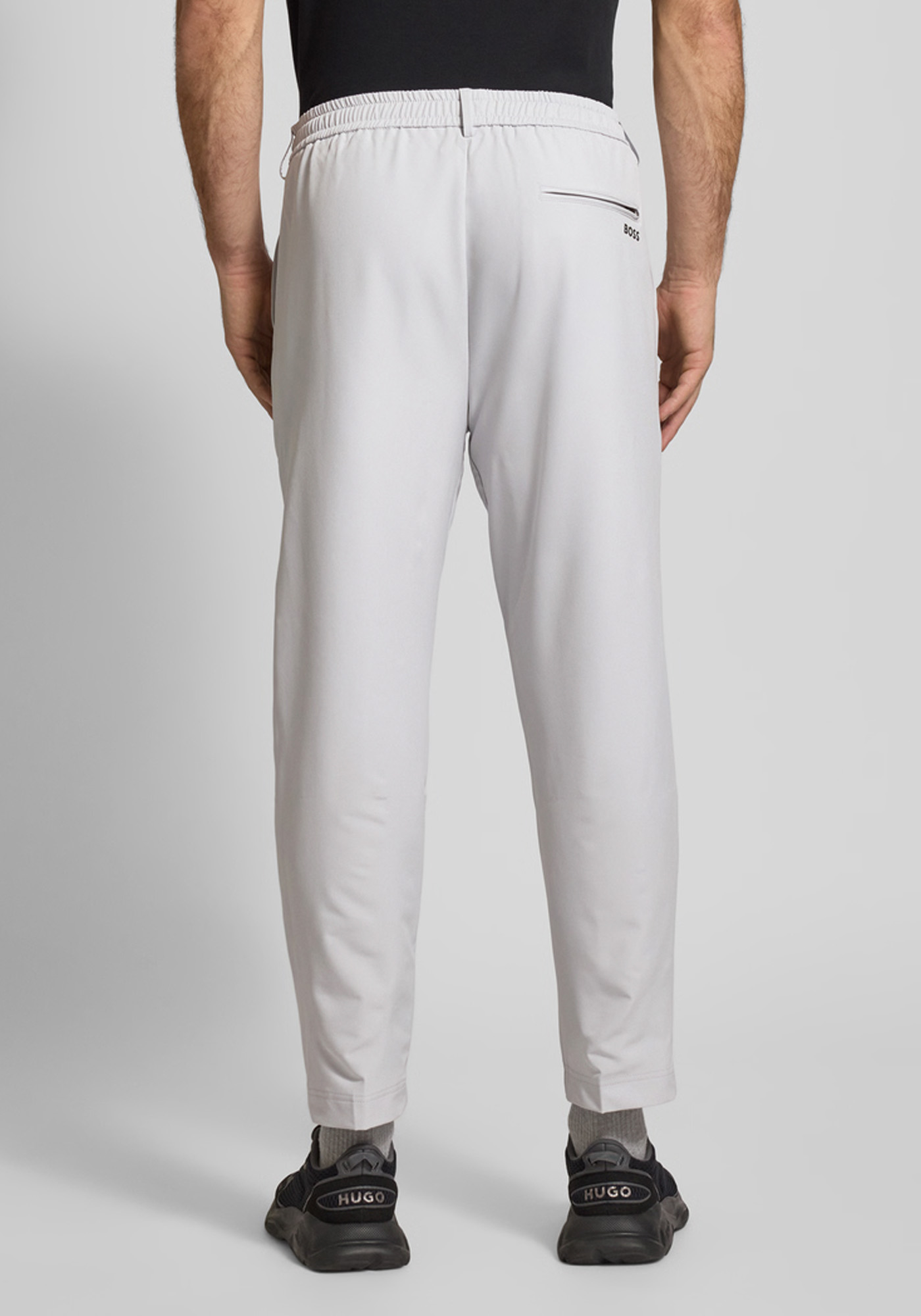 BOSS Υφασμάτινο Παντελόνι της σειράς T Convert - 50538179 054 Light Pastel Grey φωτογραφία