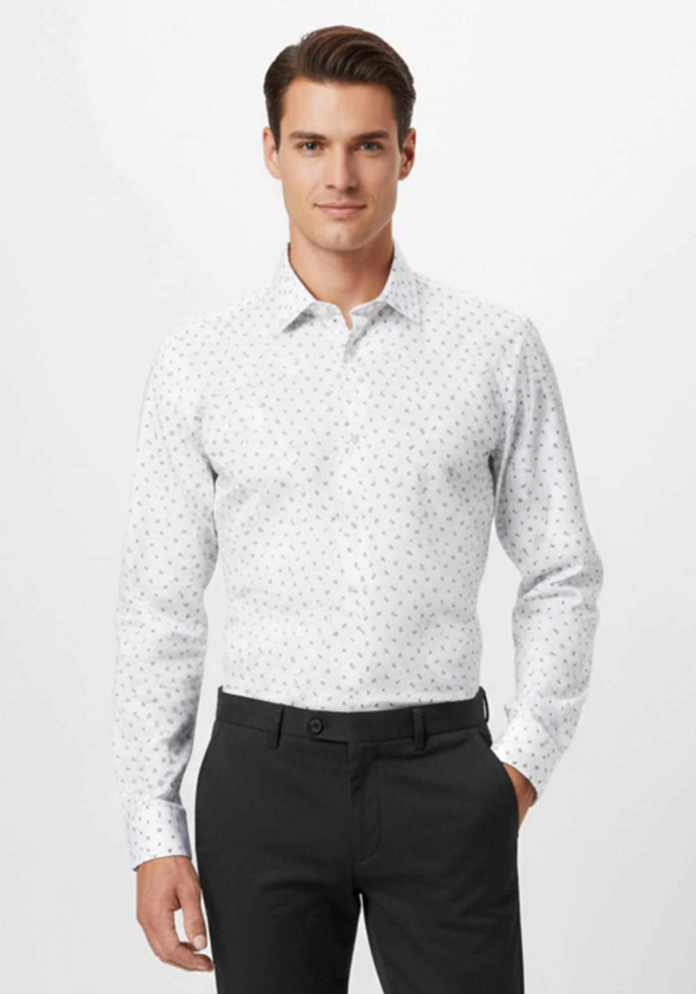 Boss BOSS Πουκάμισο της σειράς HANK - 50545306 315 Medium Green