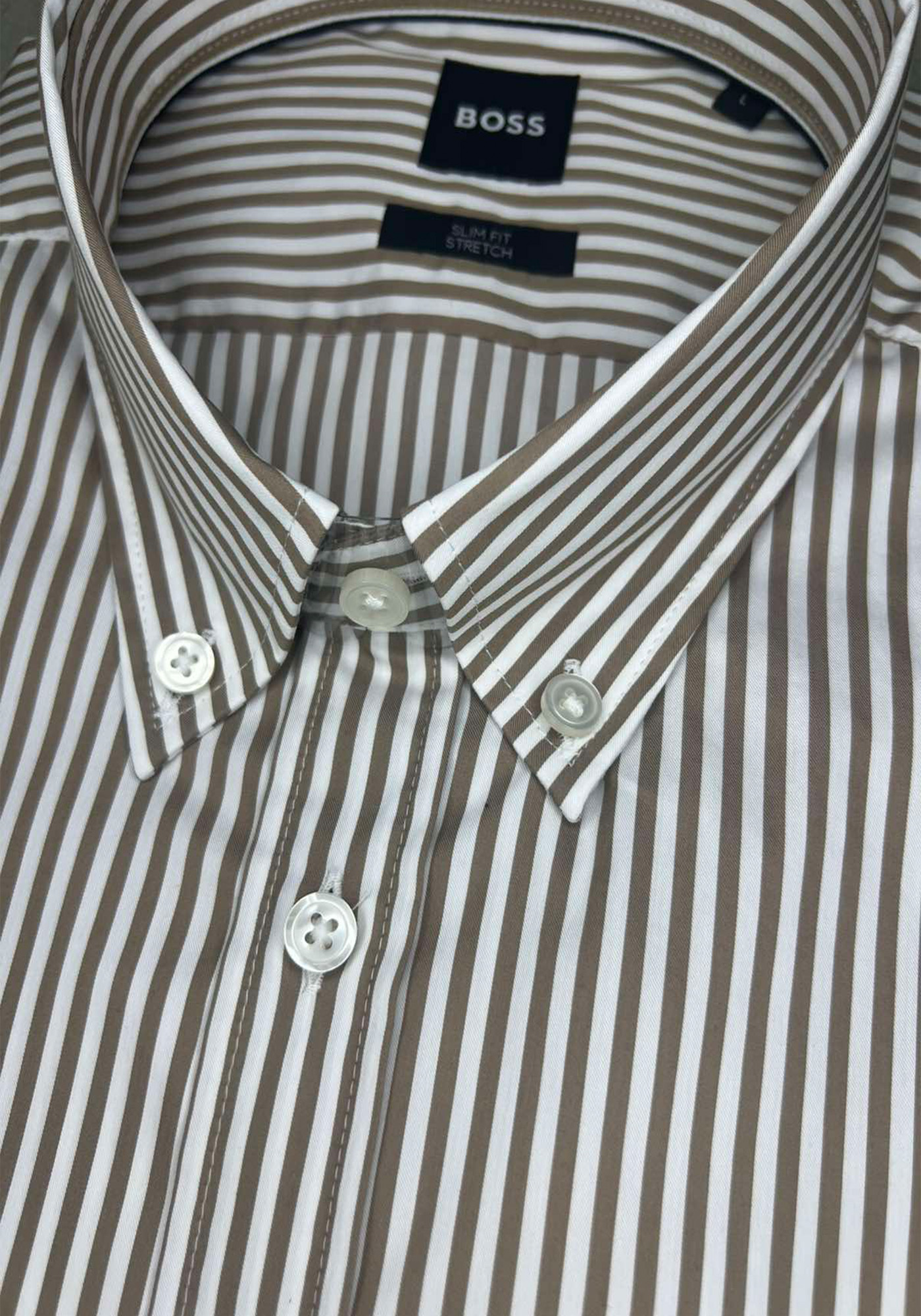 BOSS Πουκάμισο της σειράς H Roan - 50556085 252 Dark Beige