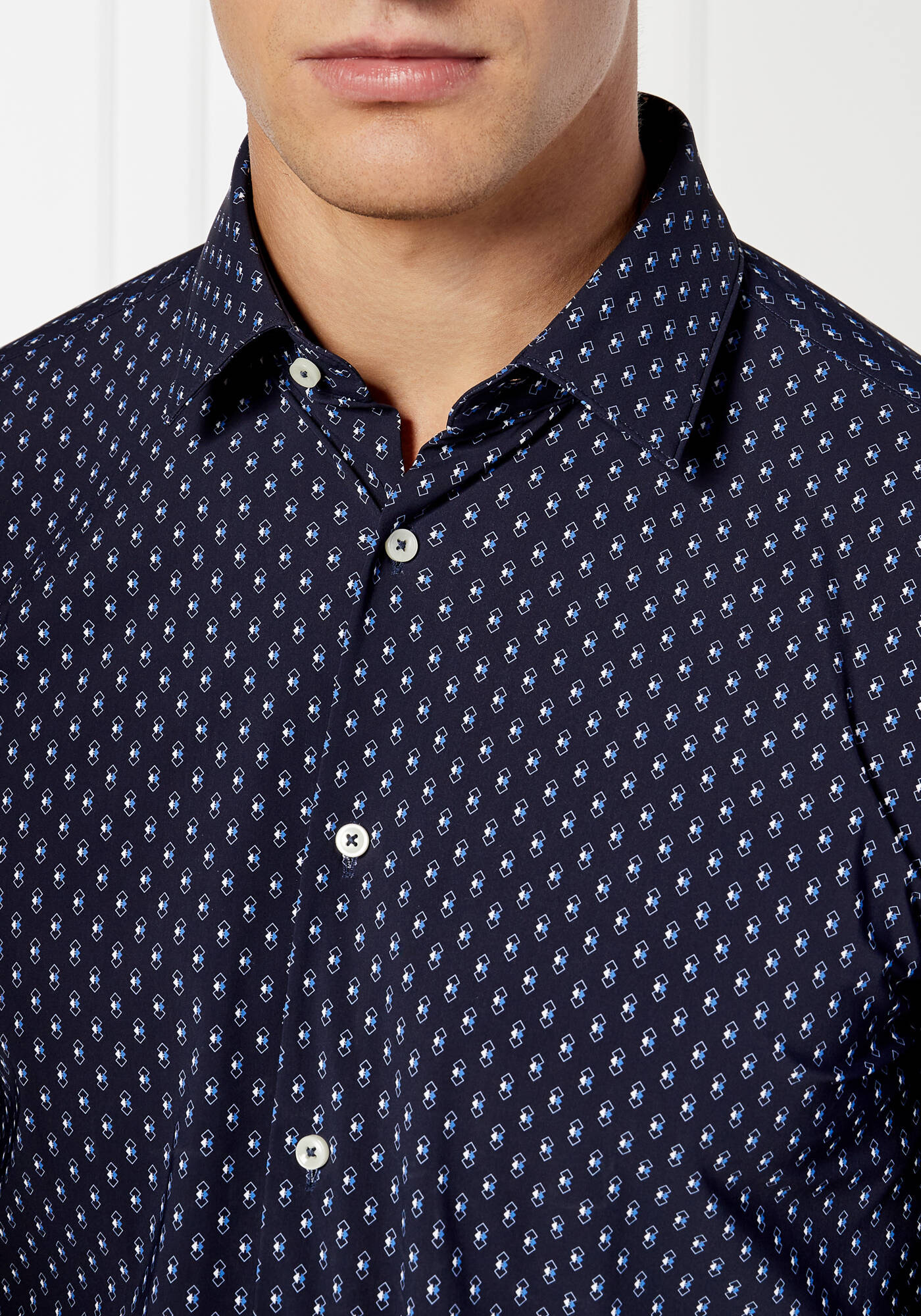 BOSS Πουκάμισο της σειράς P Hank - 50520055 410 Navy