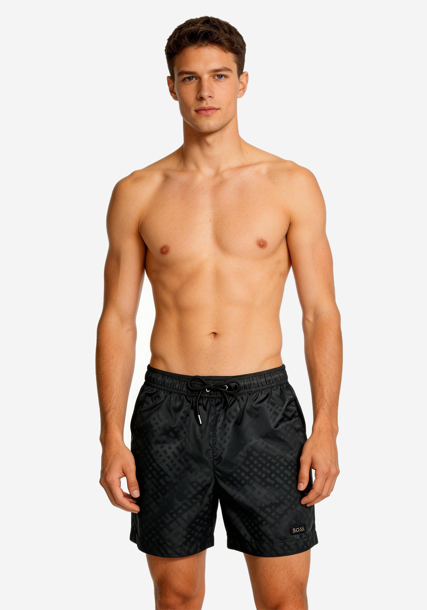 BOSS Ανδρικό Μαγιό της σειράς Jacques - 505611861 001 Black