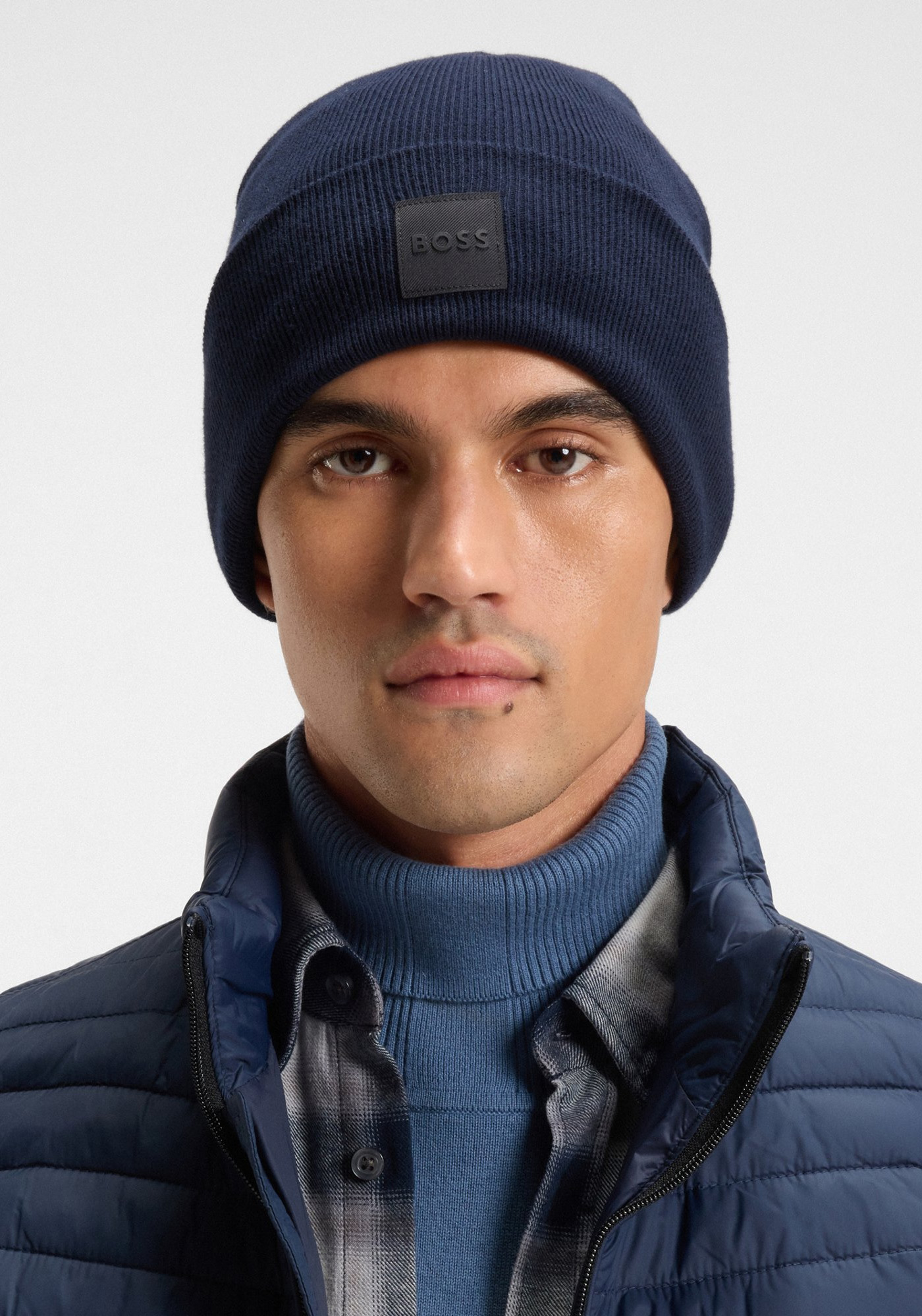 BOSS Σκούφος της σειράς Fantastico - 50529442 404 Dark Blue φωτογραφία