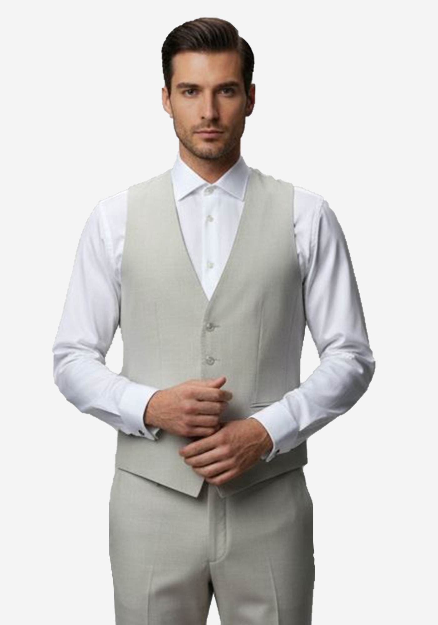 BOSS Γιλέκο H Huge - 50469160 286 Light Beige