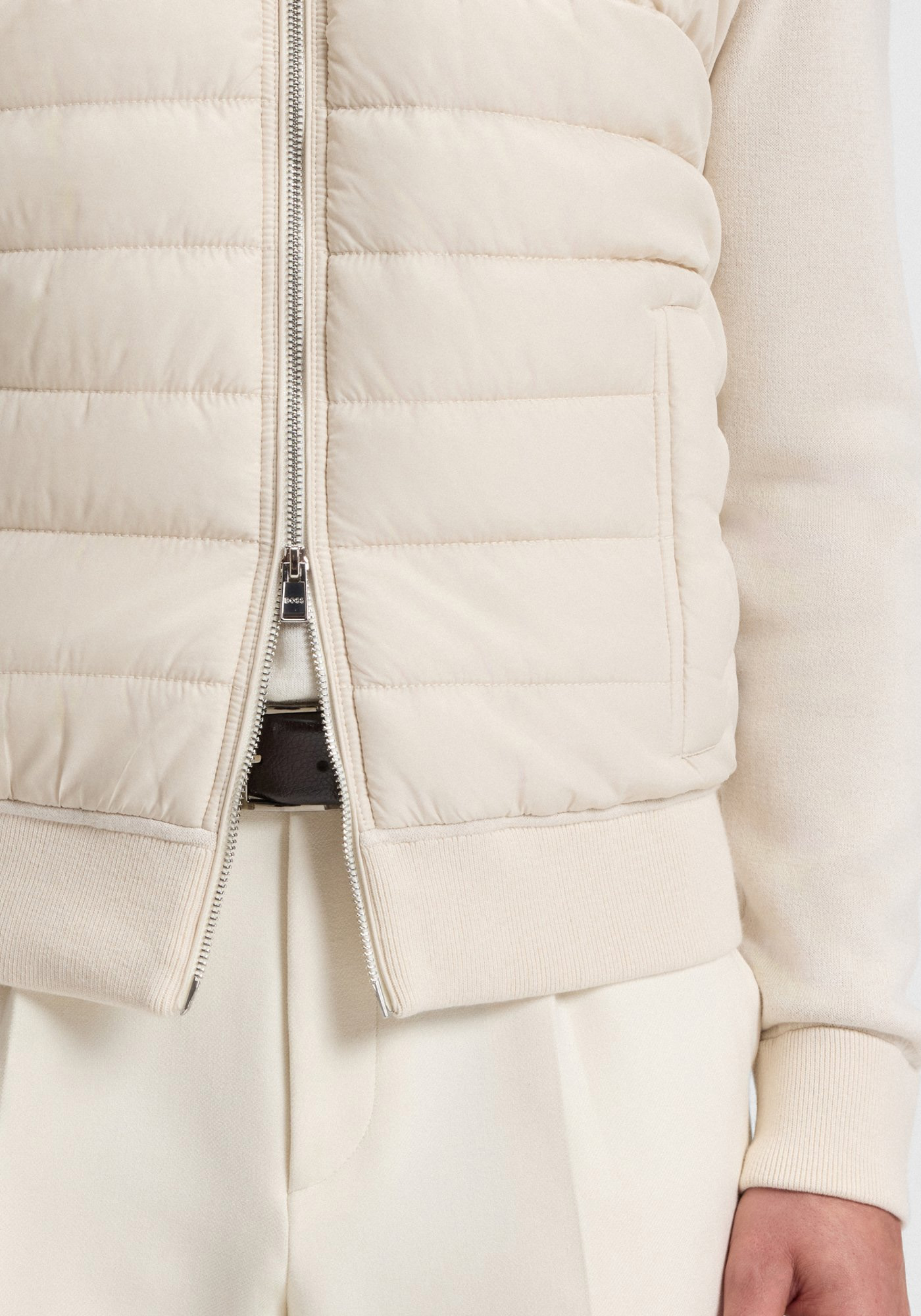 BOSS Ζακέτα της σειράς H Hernesto - 50549991 131 Open White φωτογραφία