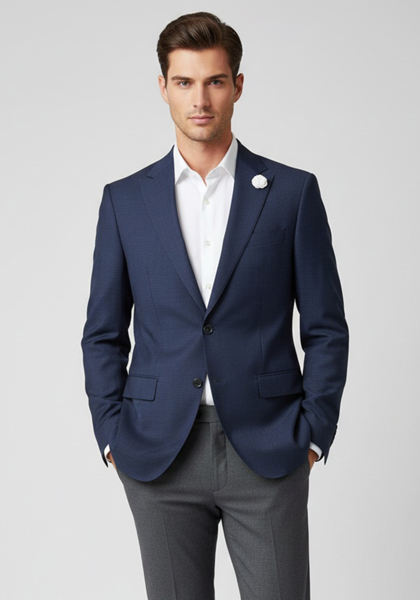 BOSS Σακάκι της σειράς Hutson - 50556851 404 Blue